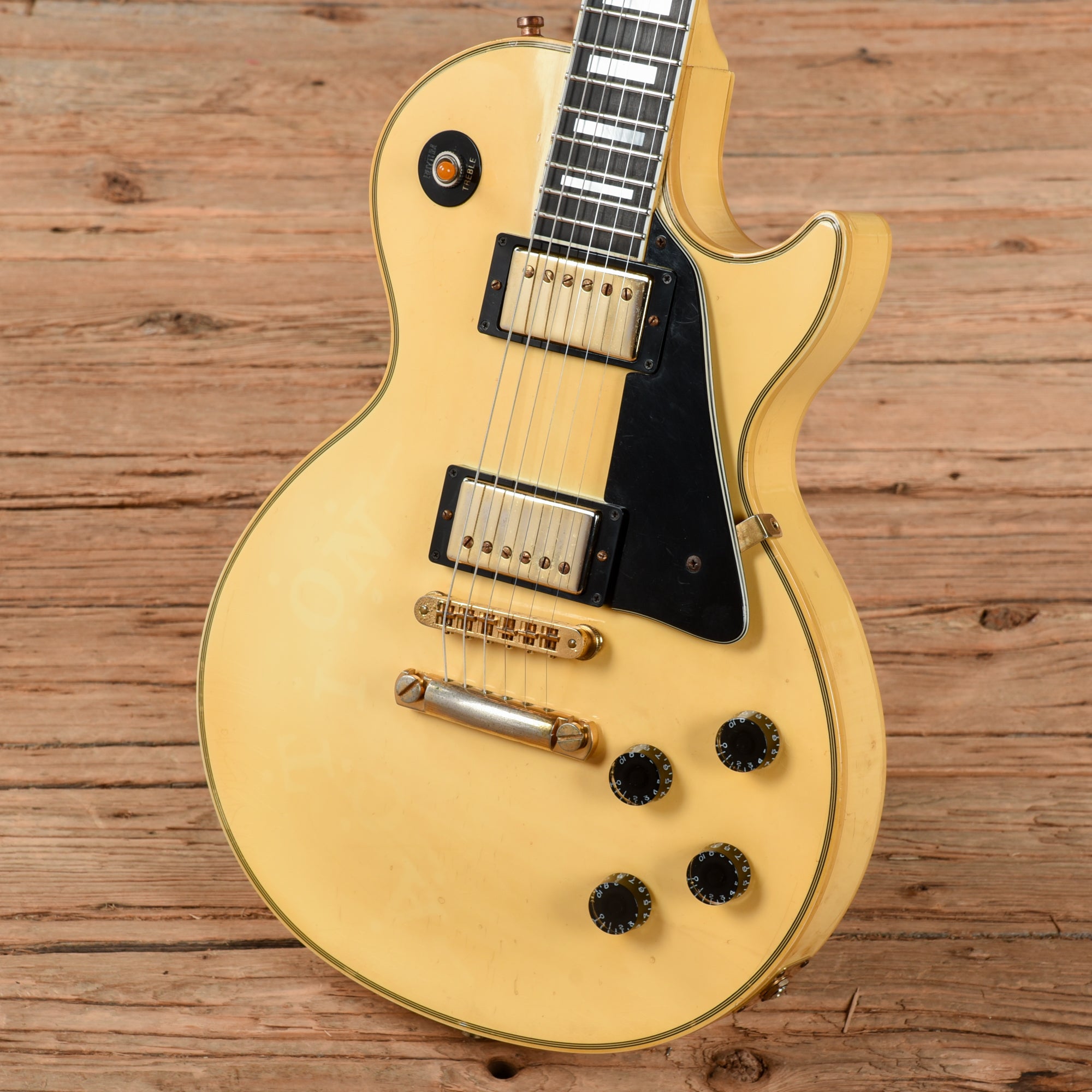 Gibson Les Paul Custom Alpine White 1989 Electric Guitars / Solid Body
