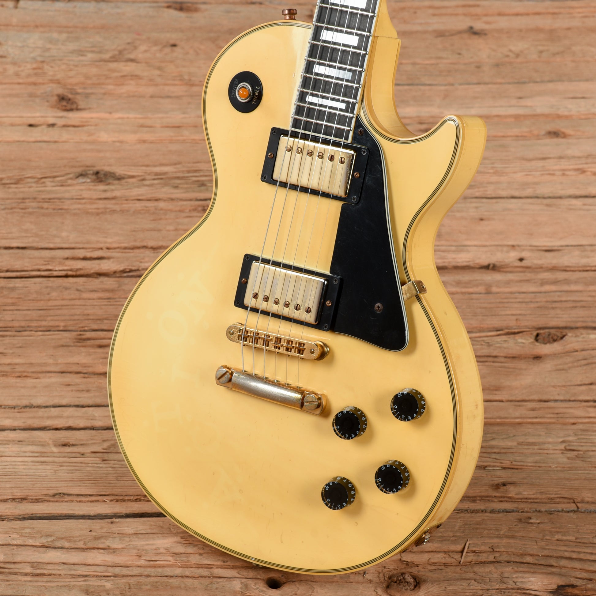 Gibson Les Paul Custom Alpine White 1989 Electric Guitars / Solid Body