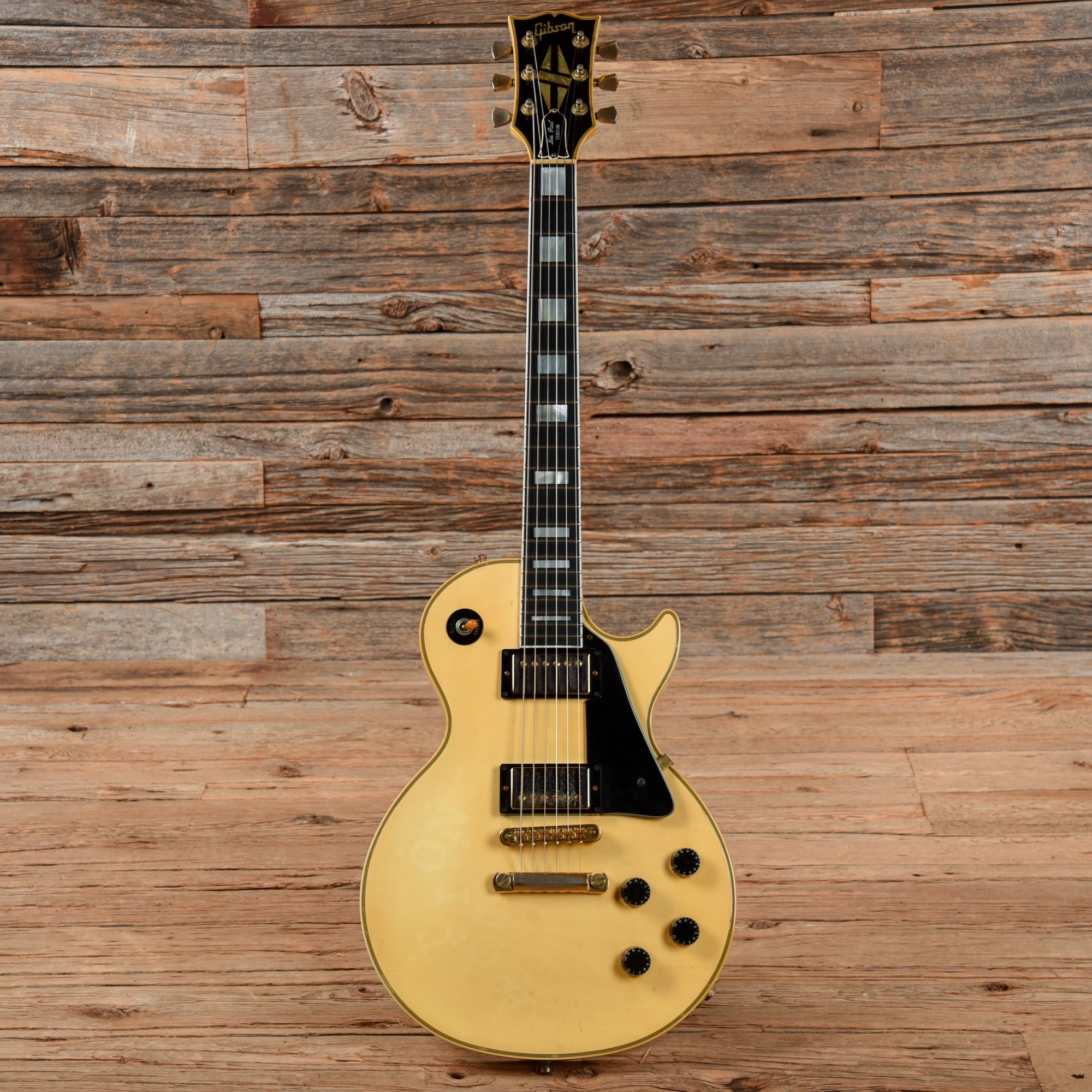 Gibson Les Paul Custom Alpine White 1989 Electric Guitars / Solid Body