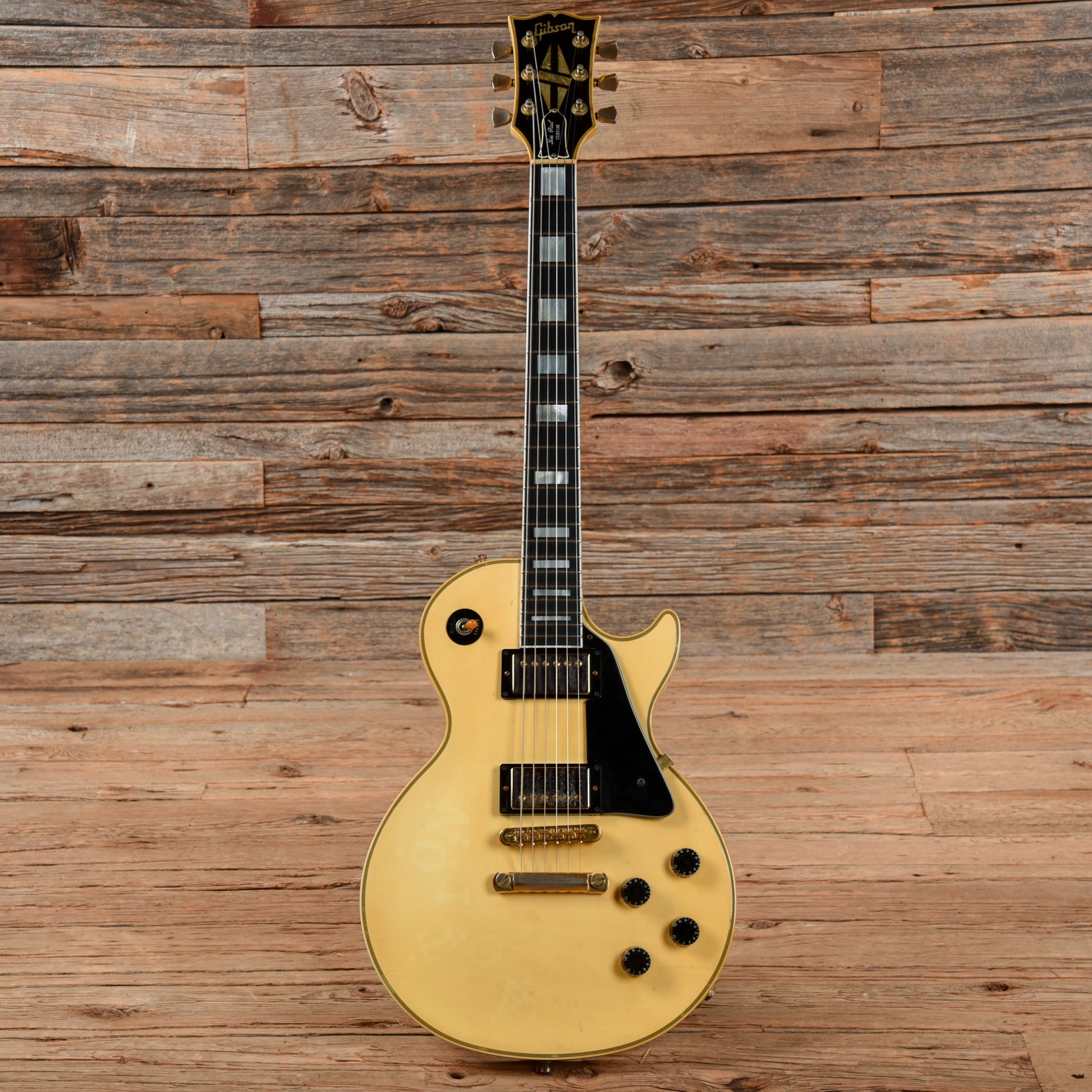 Gibson Les Paul Custom Alpine White 1989 Electric Guitars / Solid Body