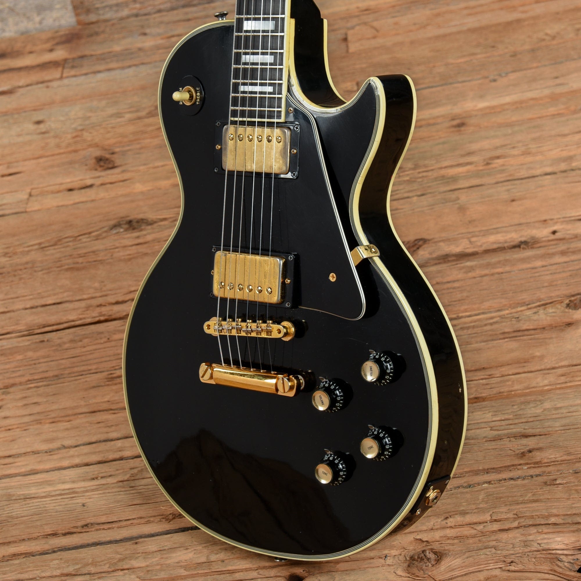 Gibson Les Paul Custom Black 1974 Electric Guitars / Solid Body