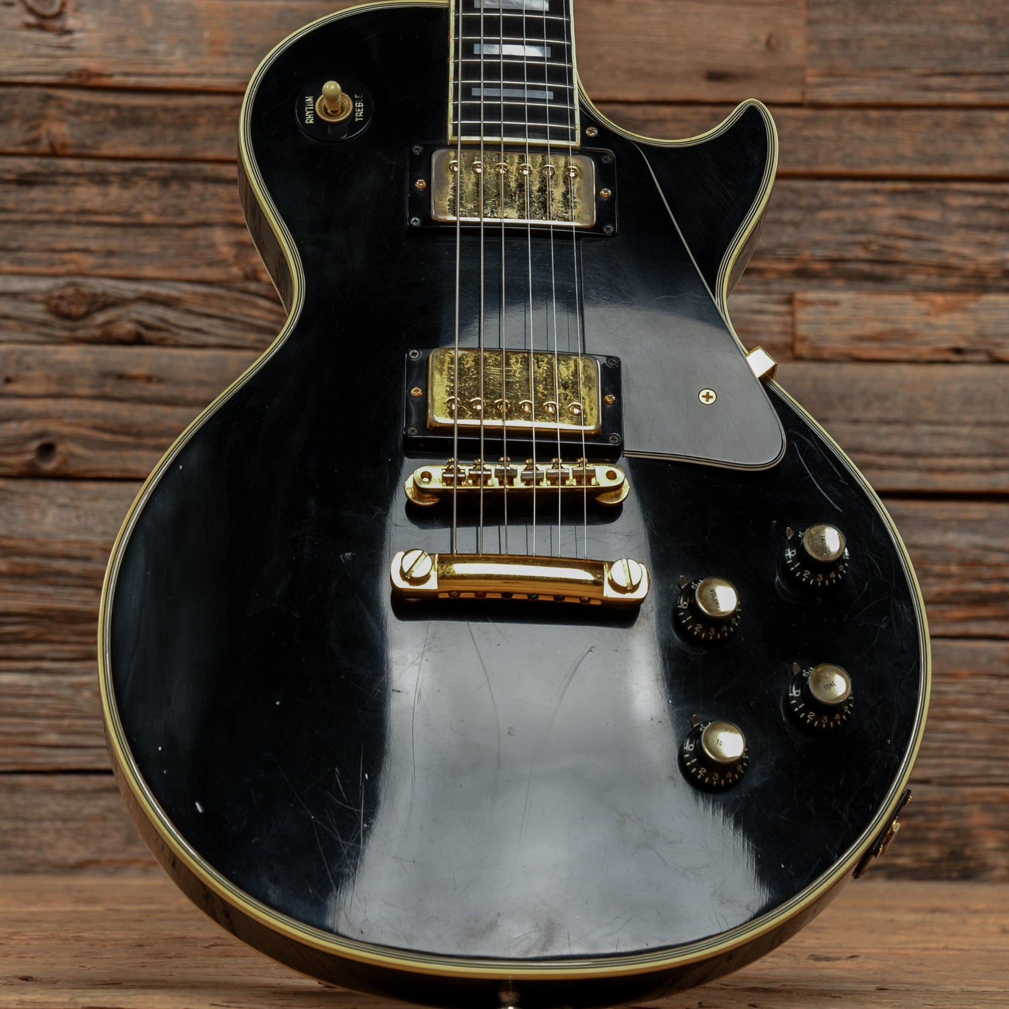 Gibson Les Paul Custom Black 1974 Electric Guitars / Solid Body