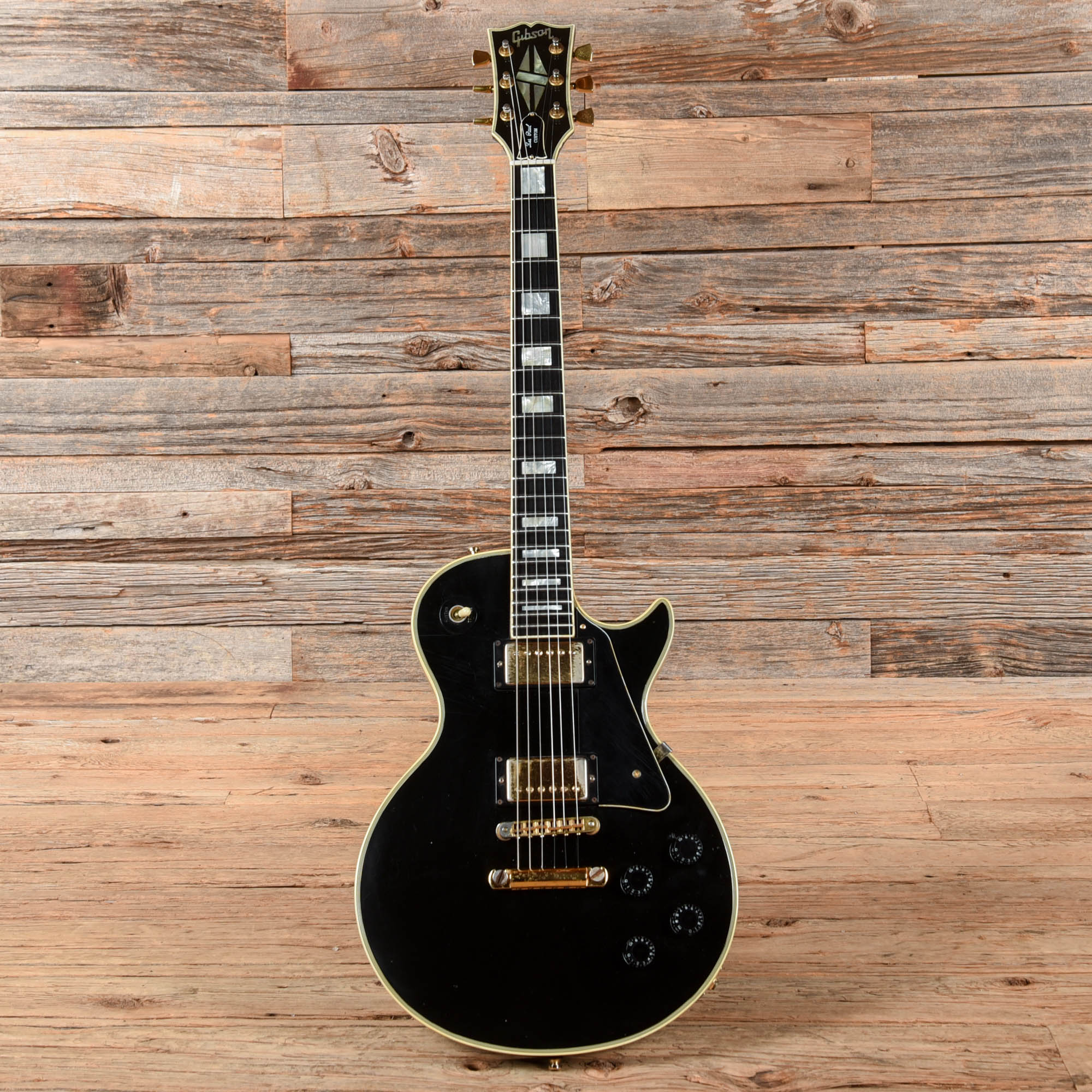 Gibson Les Paul Custom Black 1978 Electric Guitars / Solid Body