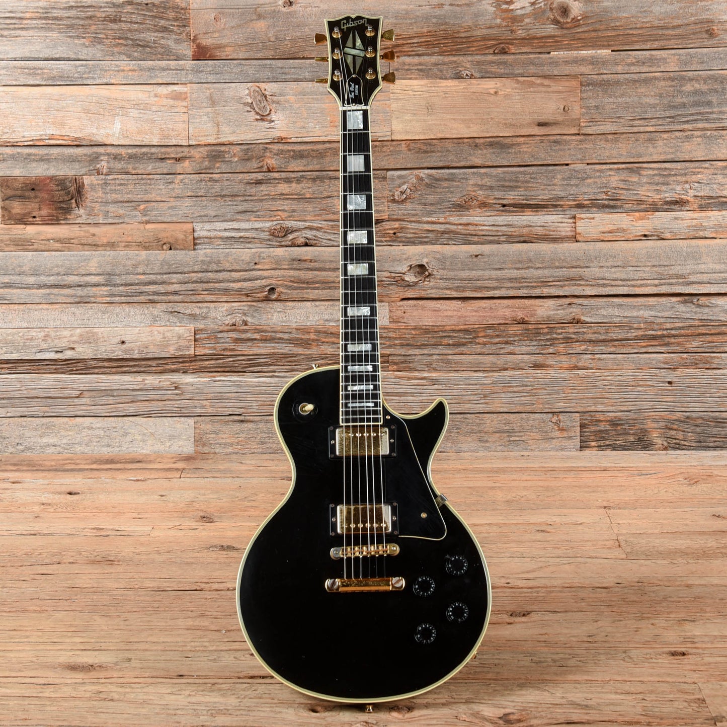 Gibson Les Paul Custom Black 1978 Electric Guitars / Solid Body