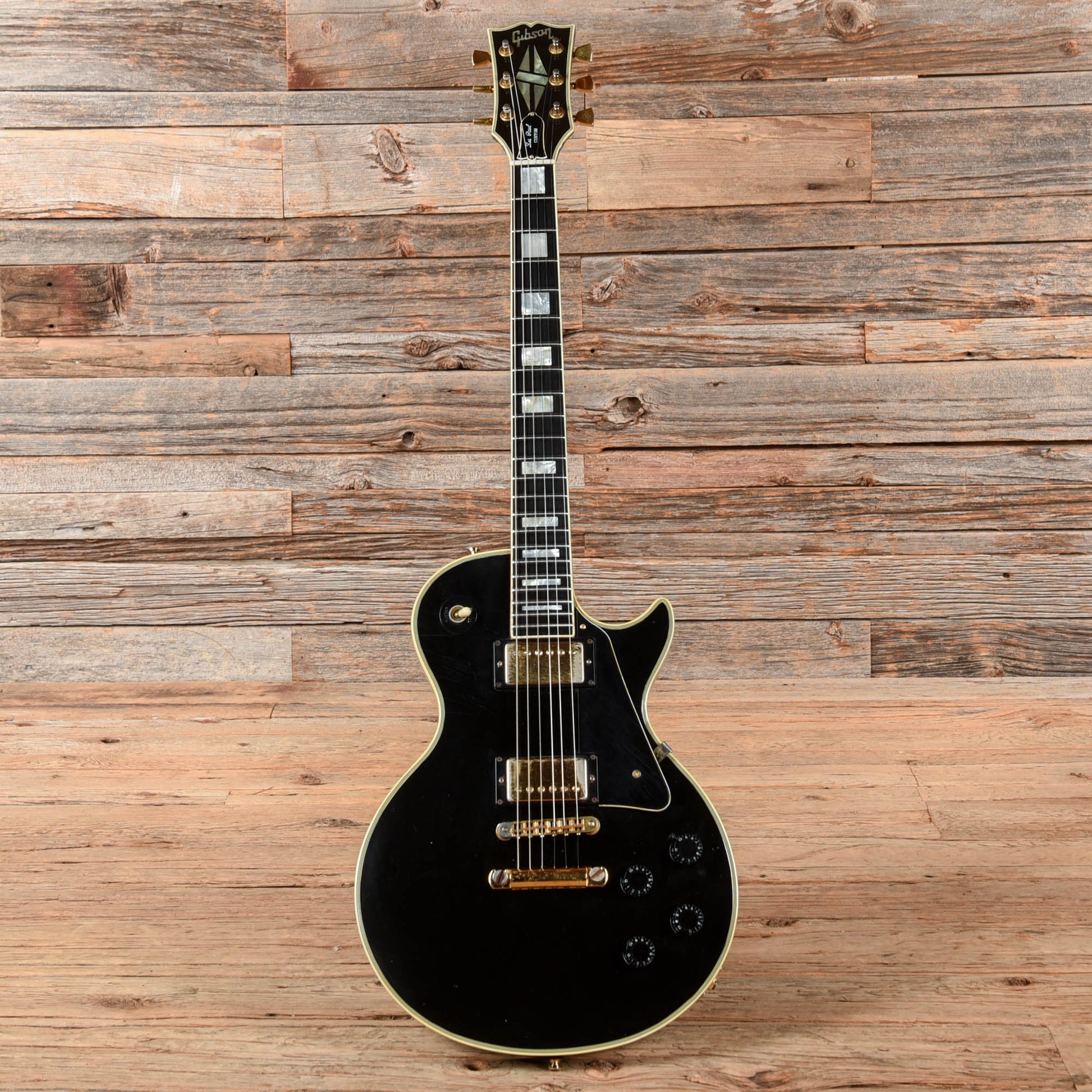 Gibson Les Paul Custom Black 1978 Electric Guitars / Solid Body