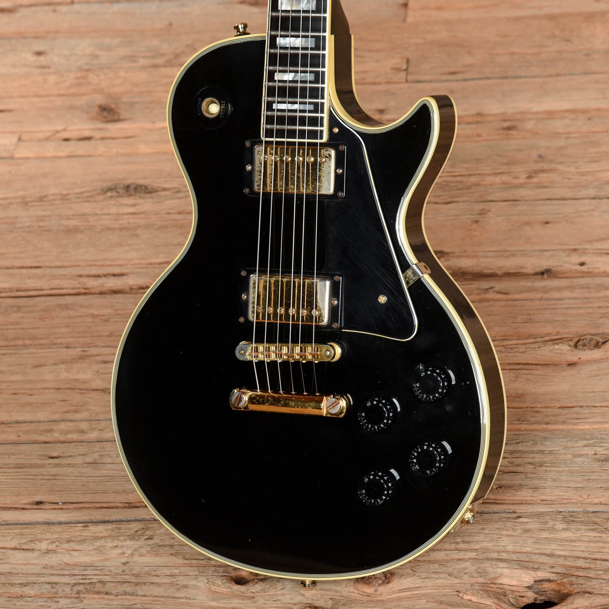 Gibson Les Paul Custom Black 1978 Electric Guitars / Solid Body