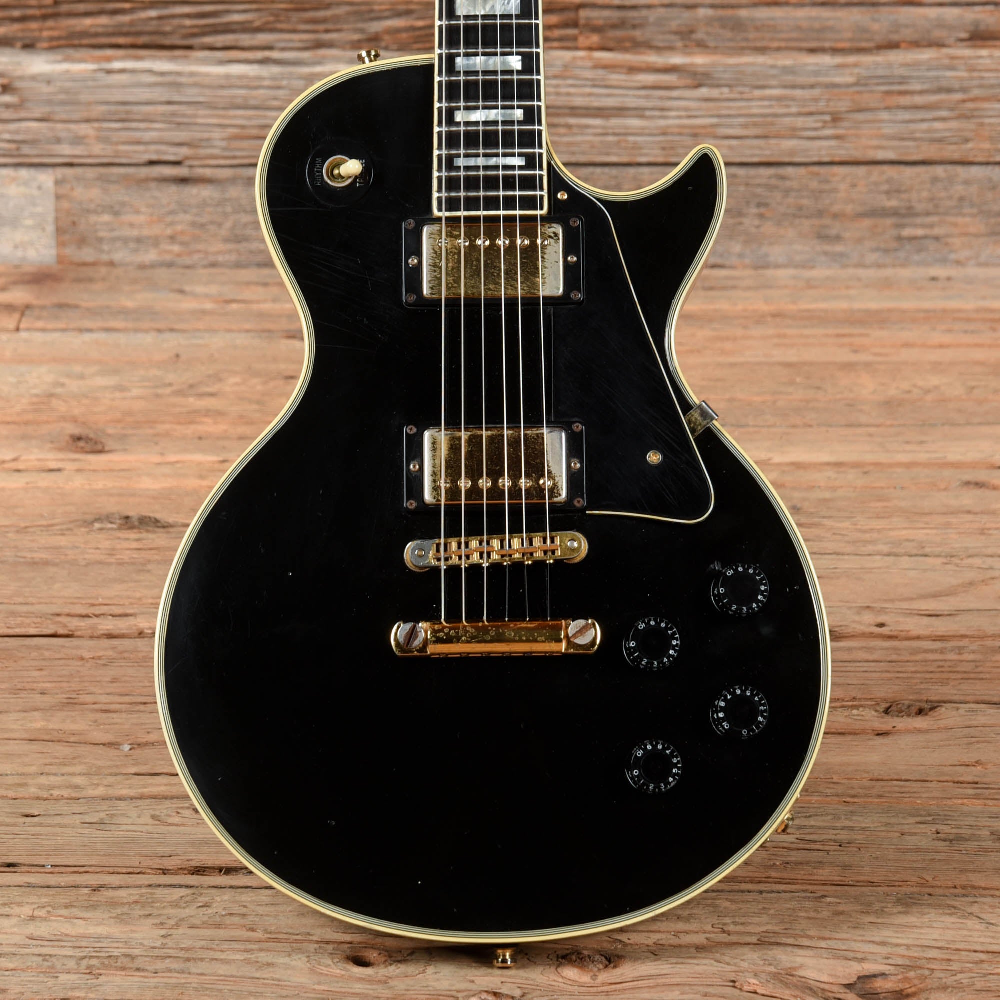 Gibson Les Paul Custom Black 1978 Electric Guitars / Solid Body