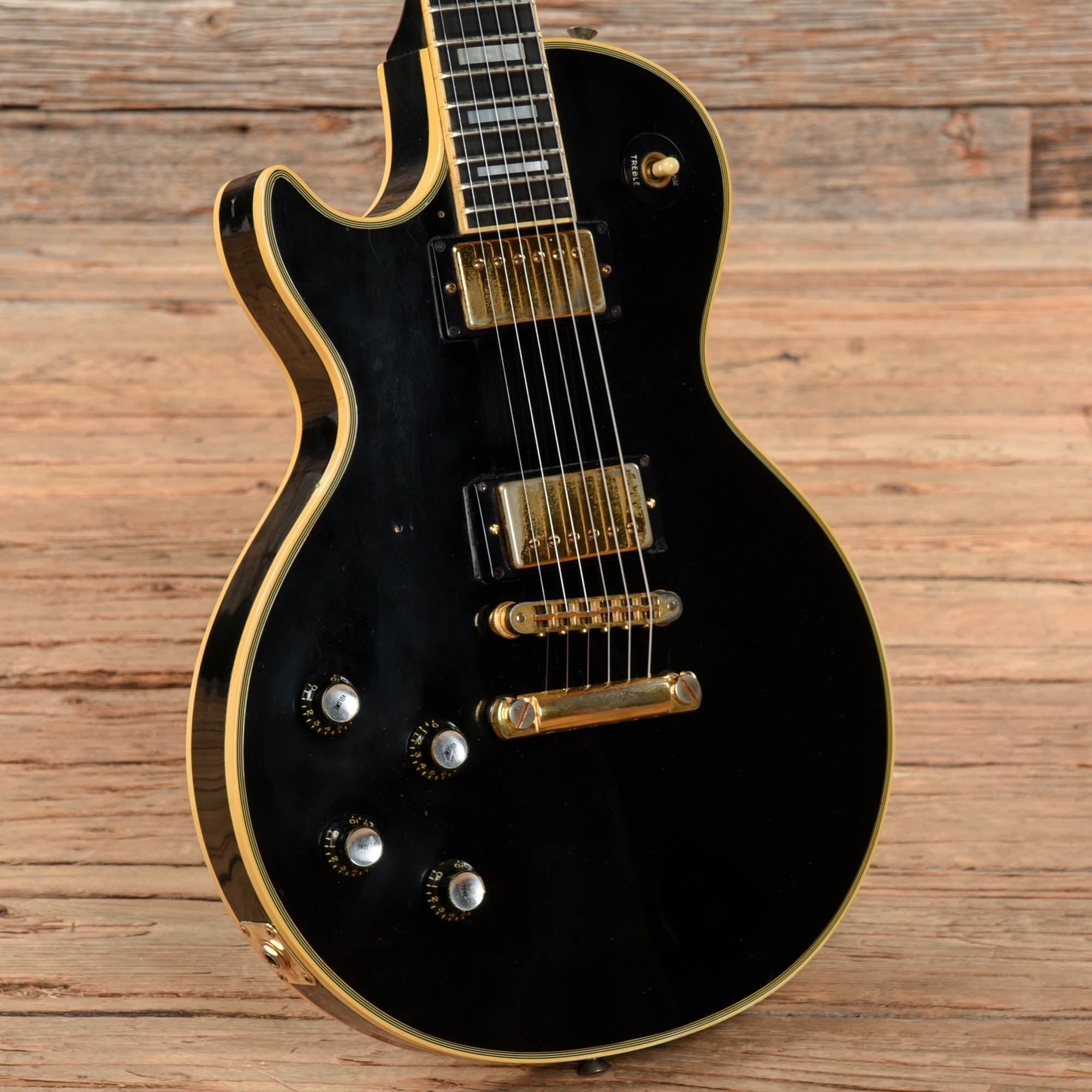 Gibson Les Paul Custom Black 1979 LEFTY Electric Guitars / Solid Body