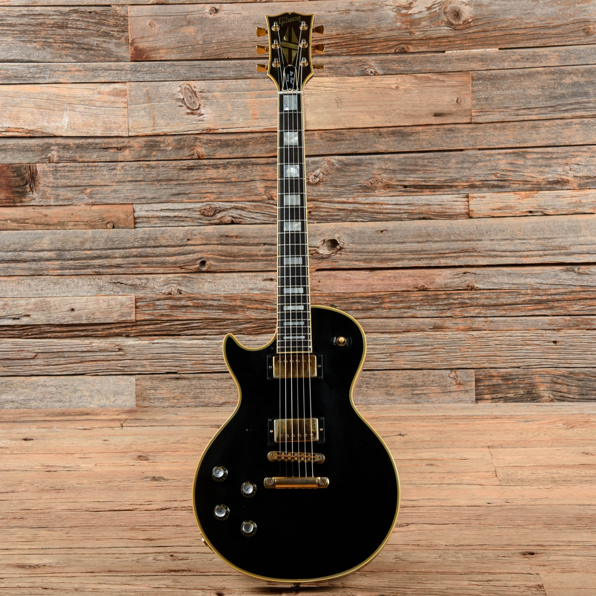 Gibson Les Paul Custom Black 1979 LEFTY Electric Guitars / Solid Body