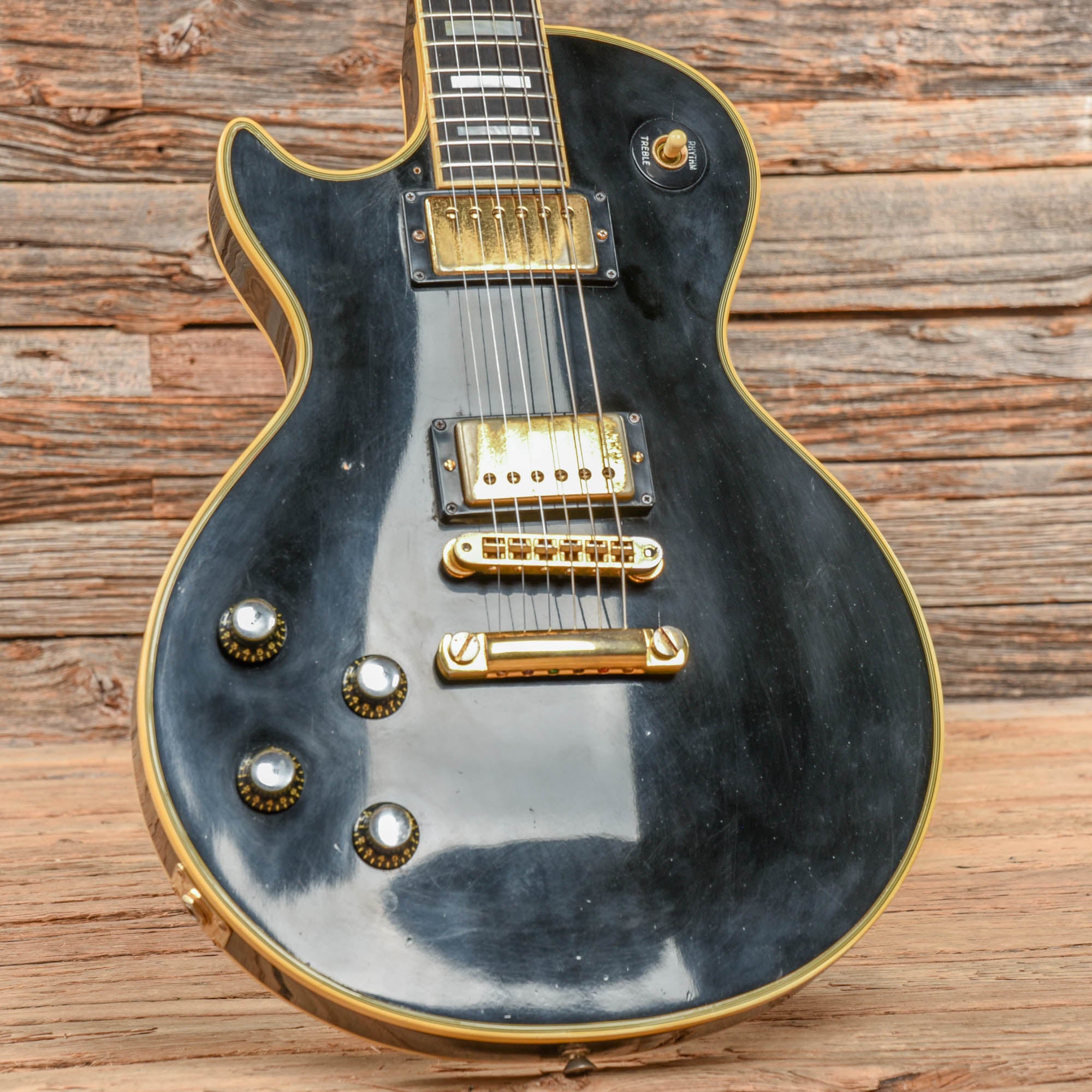 Gibson Les Paul Custom Black 1979 LEFTY Electric Guitars / Solid Body