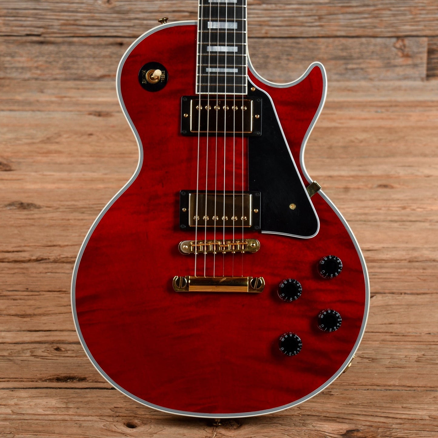 Gibson Les Paul Custom Cherry 2014 Electric Guitars / Solid Body