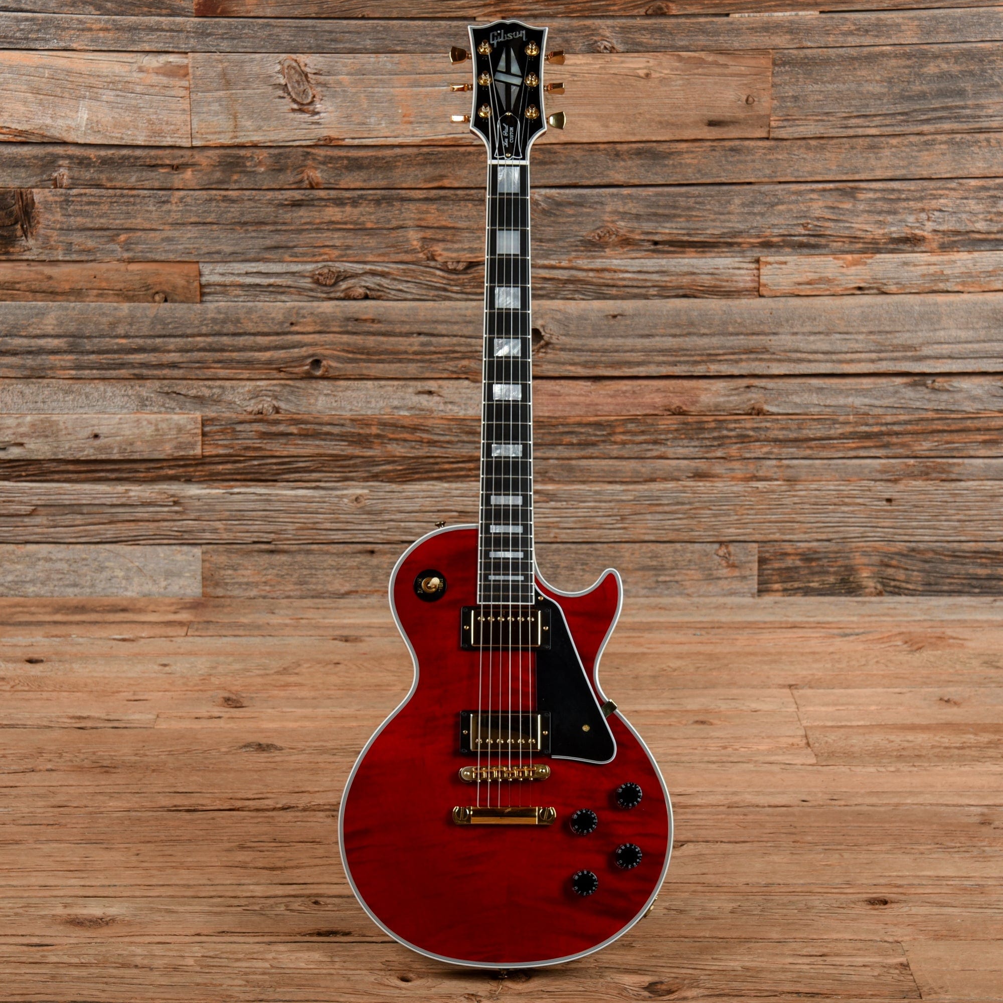 Gibson Les Paul Custom Cherry 2014 Electric Guitars / Solid Body