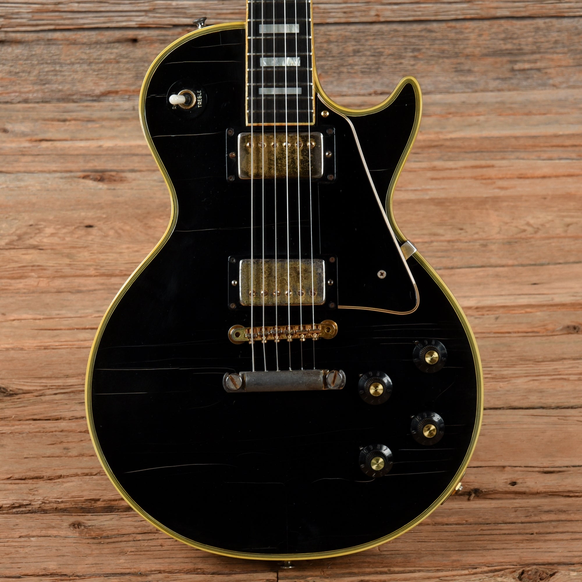 Gibson Les Paul Custom Ebony 1968 Electric Guitars / Solid Body