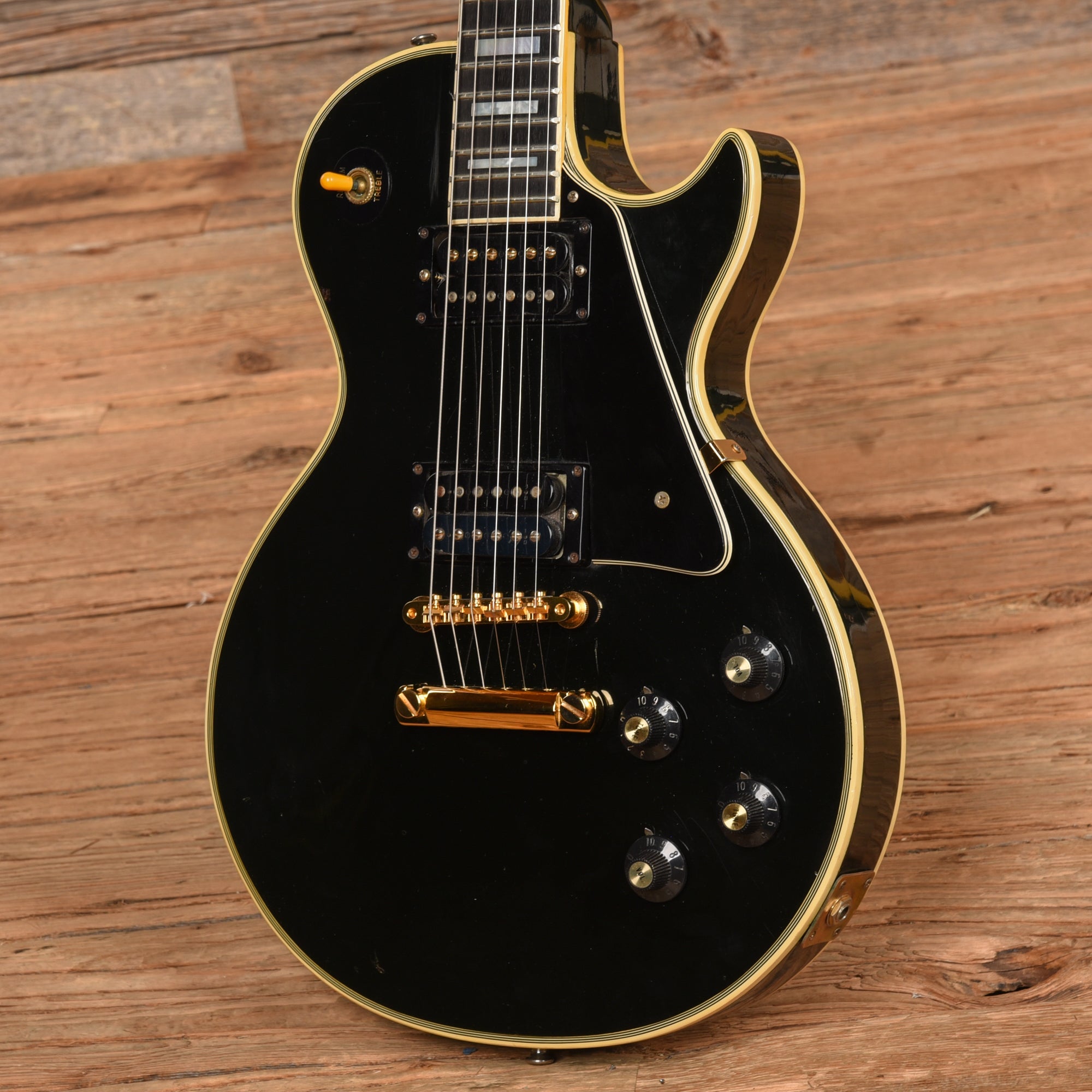 Gibson Les Paul Custom Ebony 1973 Electric Guitars / Solid Body