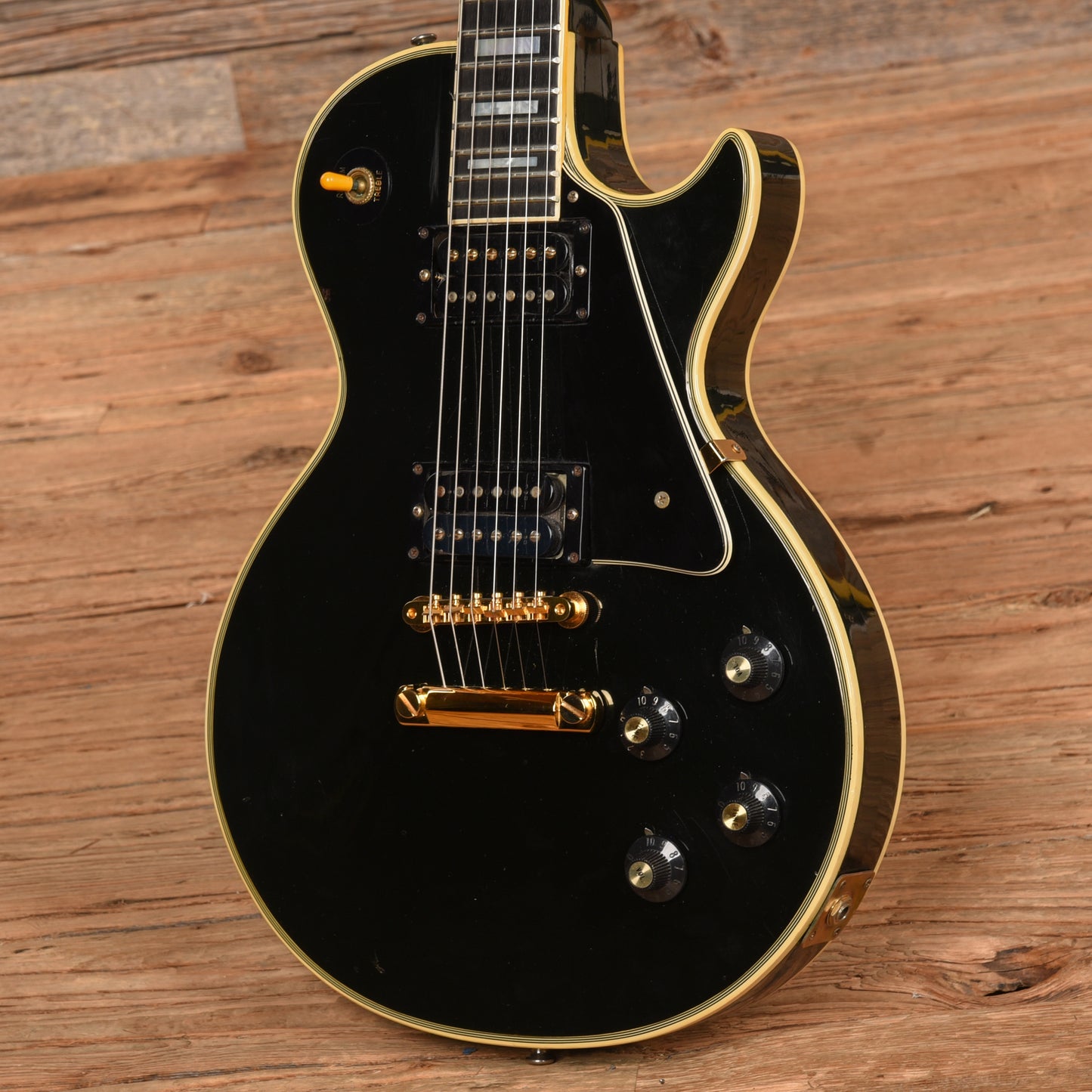 Gibson Les Paul Custom Ebony 1973 Electric Guitars / Solid Body