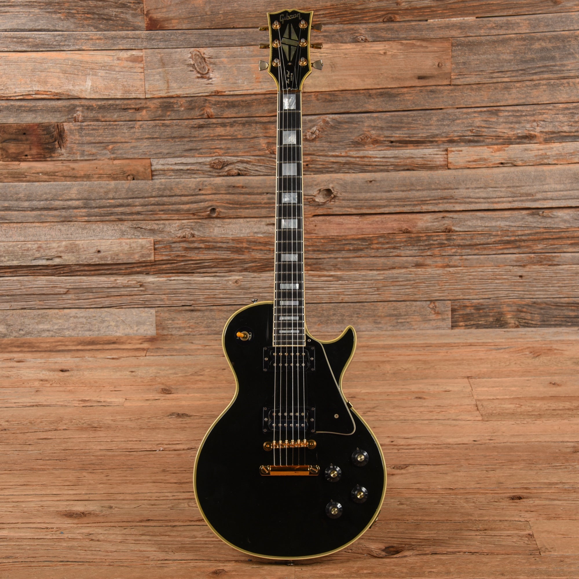 Gibson Les Paul Custom Ebony 1973 Electric Guitars / Solid Body