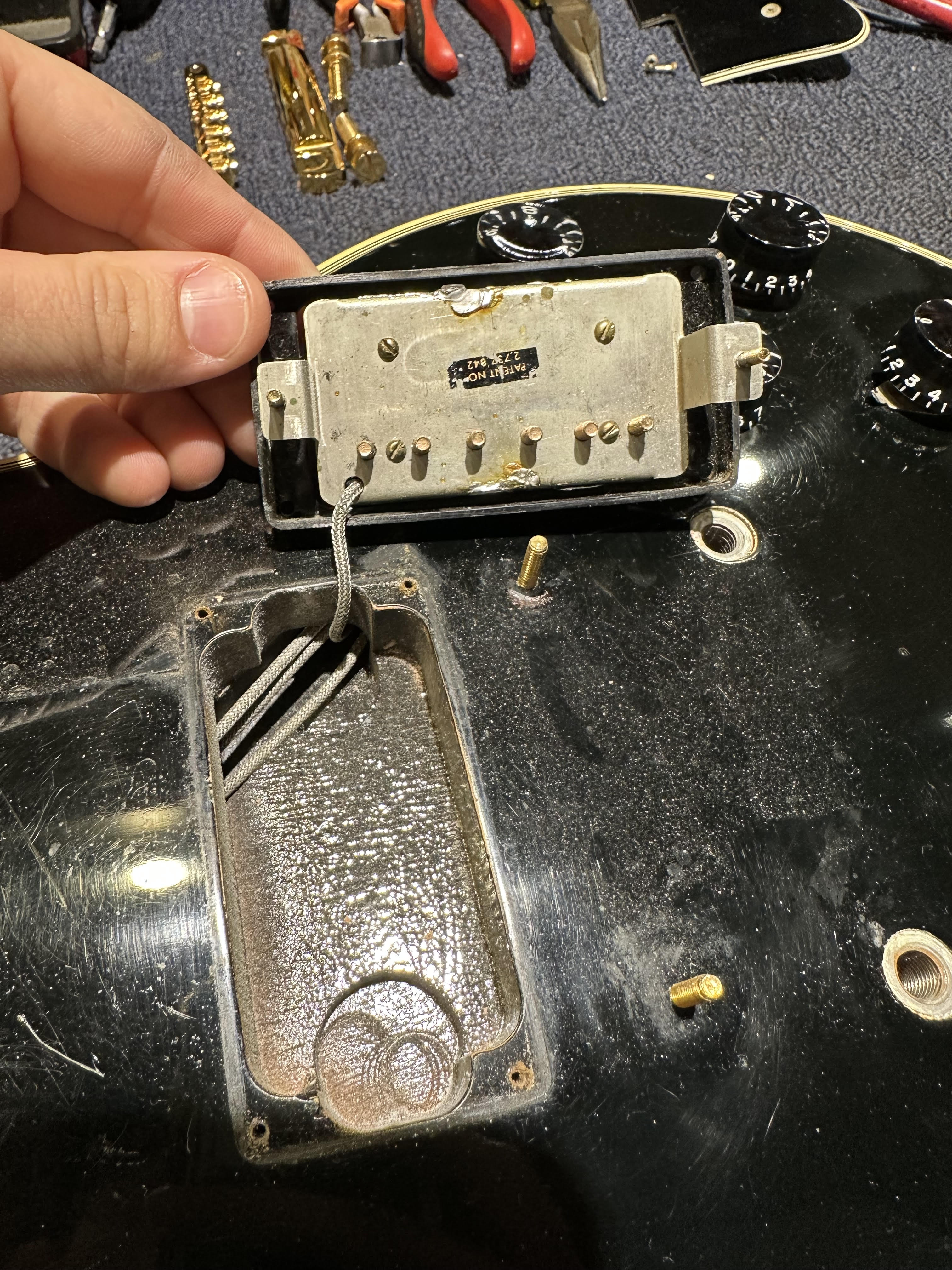 Gibson Les Paul Custom Ebony 1973 Electric Guitars / Solid Body