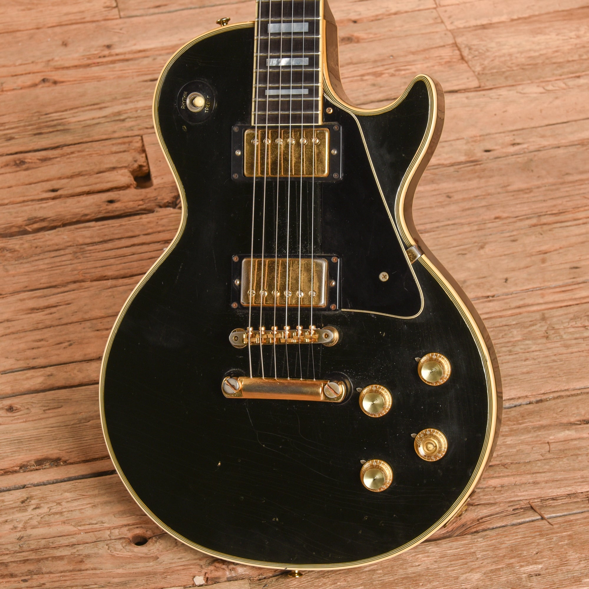 Gibson Les Paul Custom Ebony 1973 Electric Guitars / Solid Body