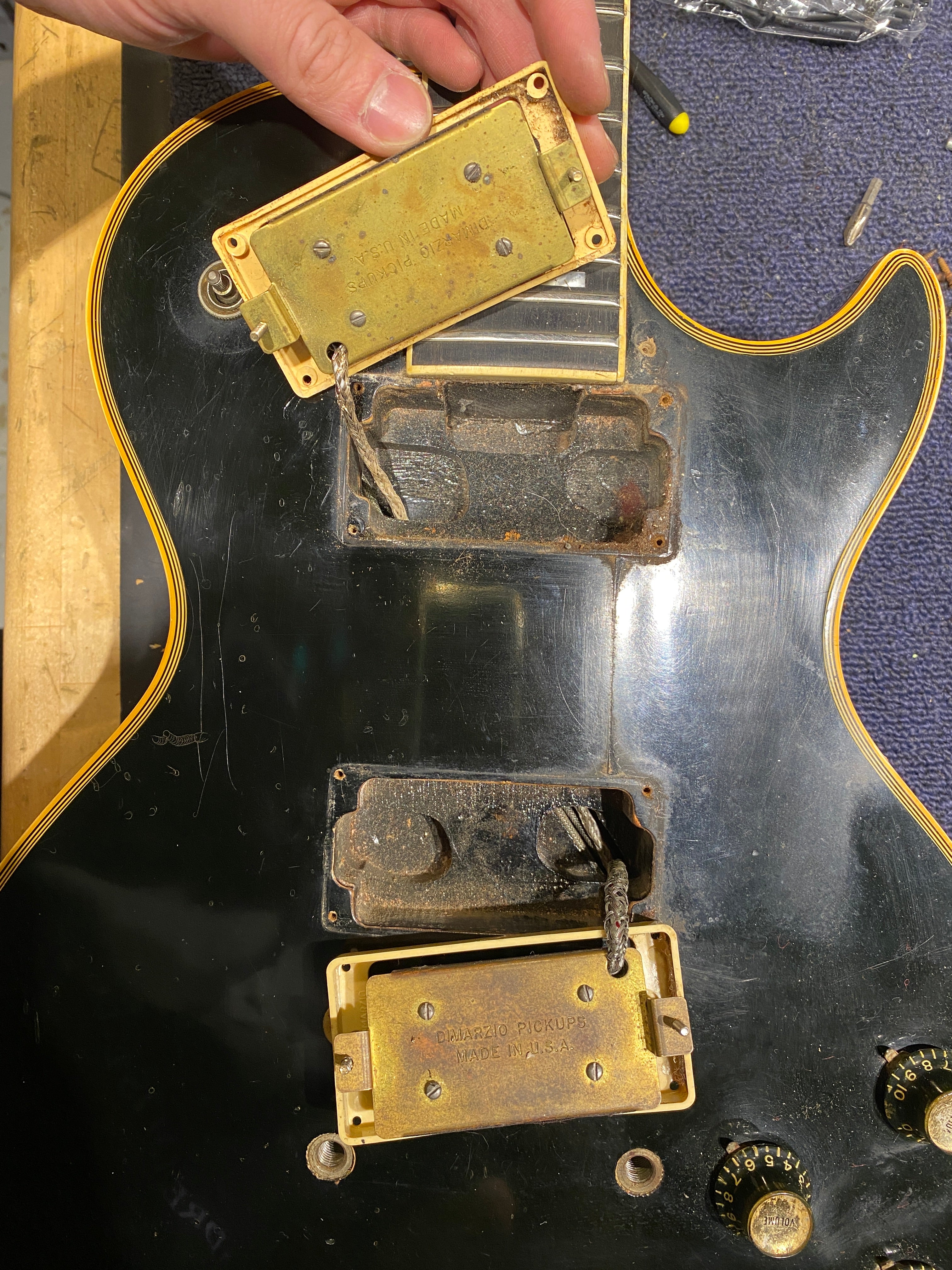 Gibson Les Paul Custom Ebony 1974 Electric Guitars / Solid Body