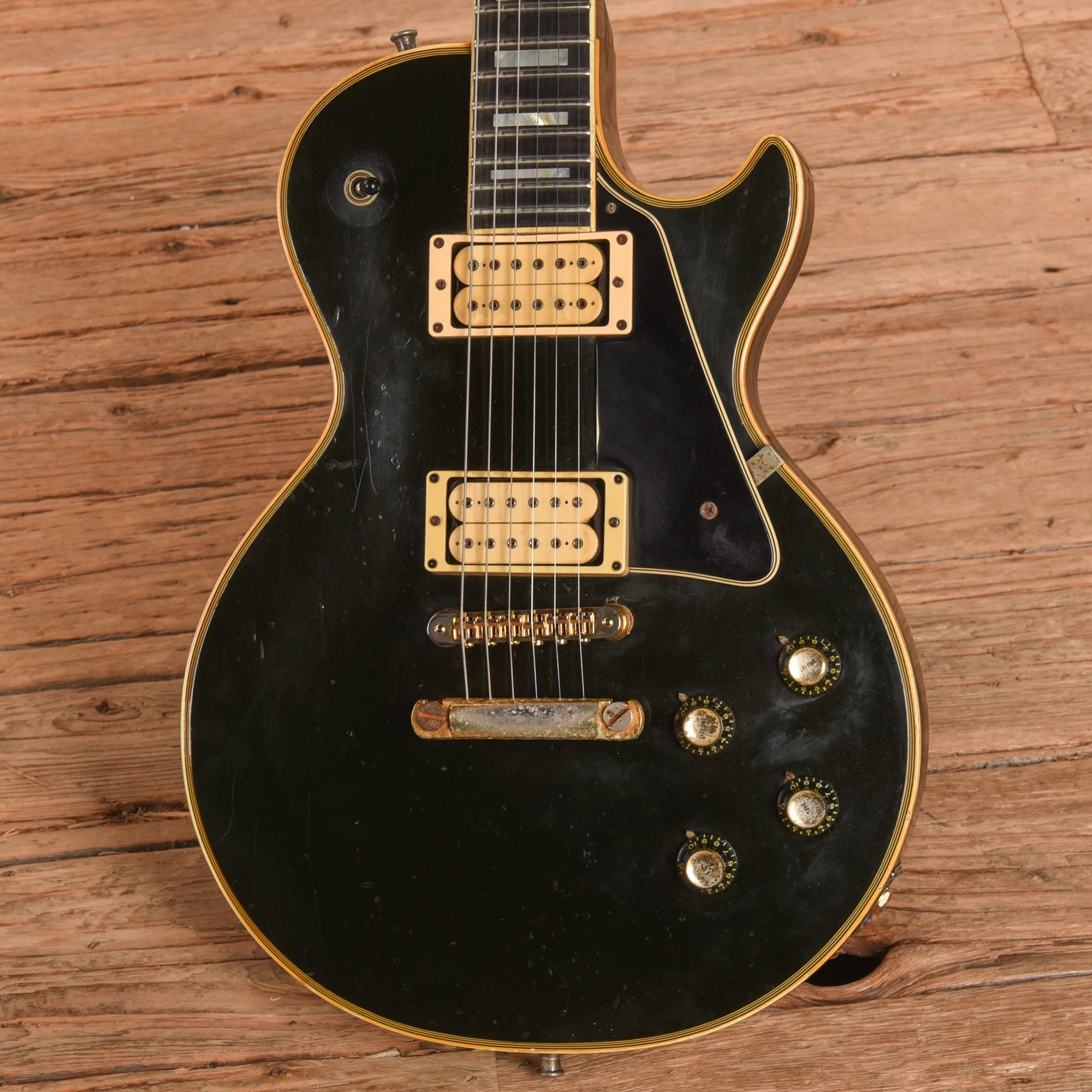 Gibson Les Paul Custom Ebony 1974 Electric Guitars / Solid Body