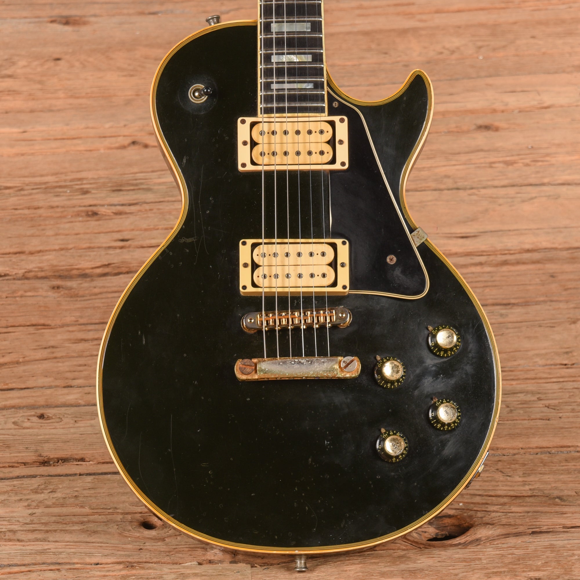 Gibson Les Paul Custom Ebony 1974 Electric Guitars / Solid Body