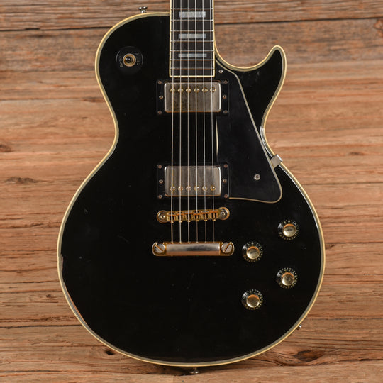 Gibson Les Paul Custom Ebony 1975 Electric Guitars / Solid Body