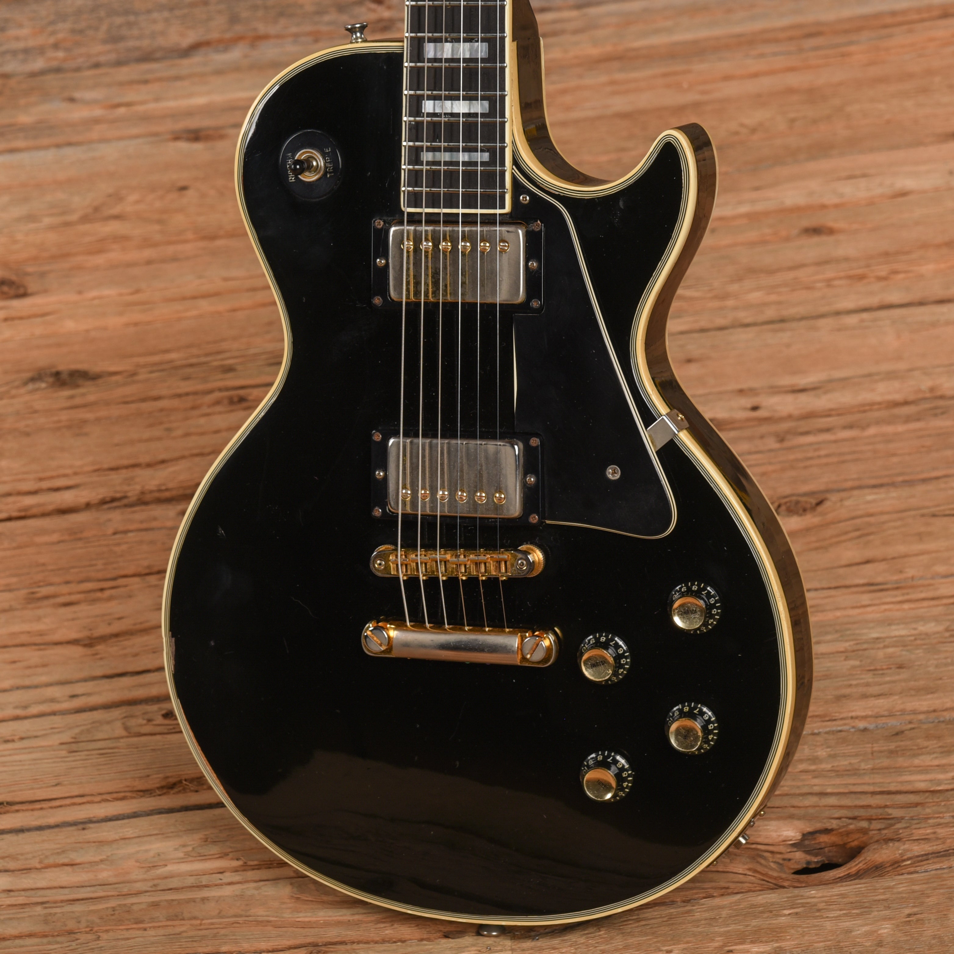 Gibson Les Paul Custom Ebony 1975 Electric Guitars / Solid Body