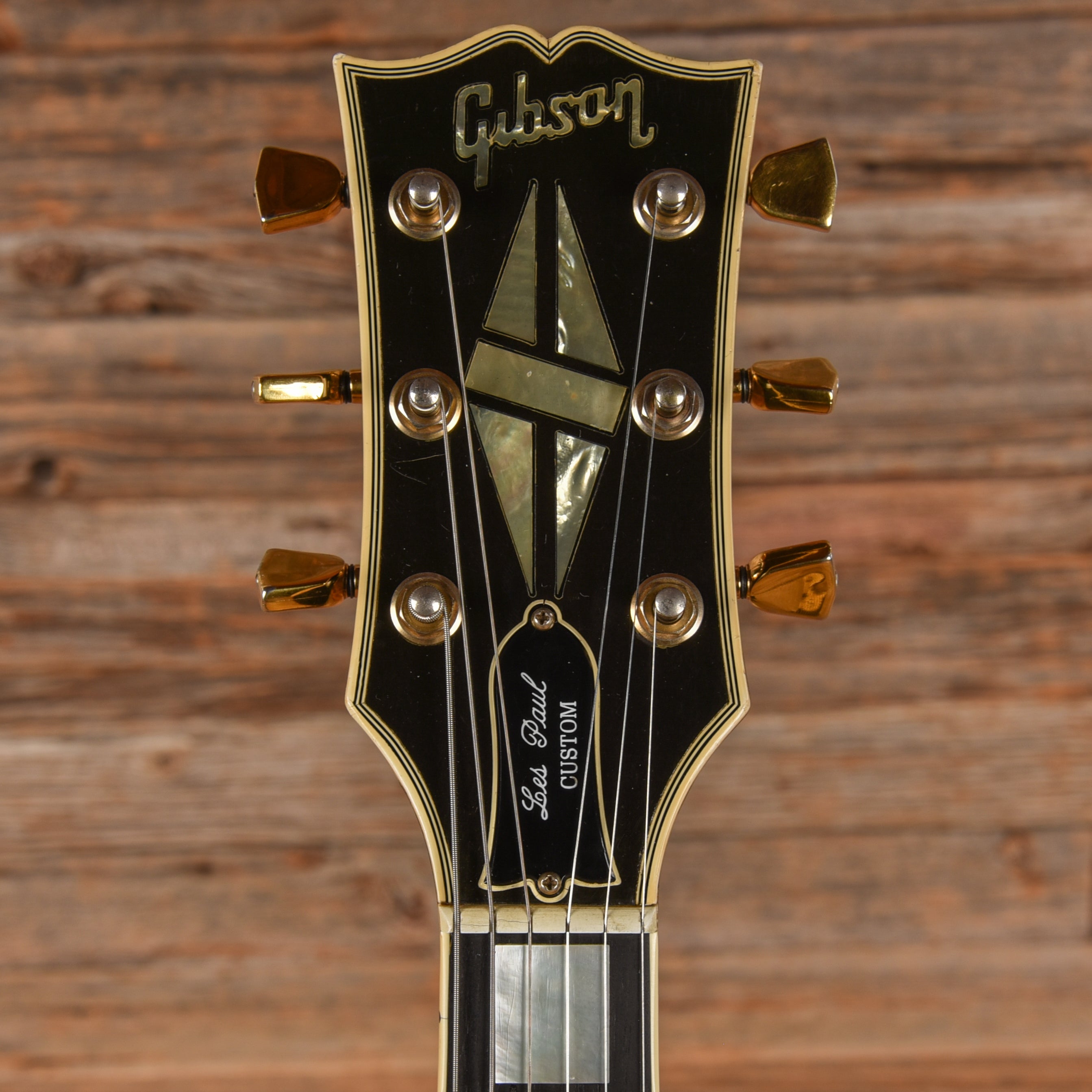 Gibson Les Paul Custom Ebony 1975 Electric Guitars / Solid Body