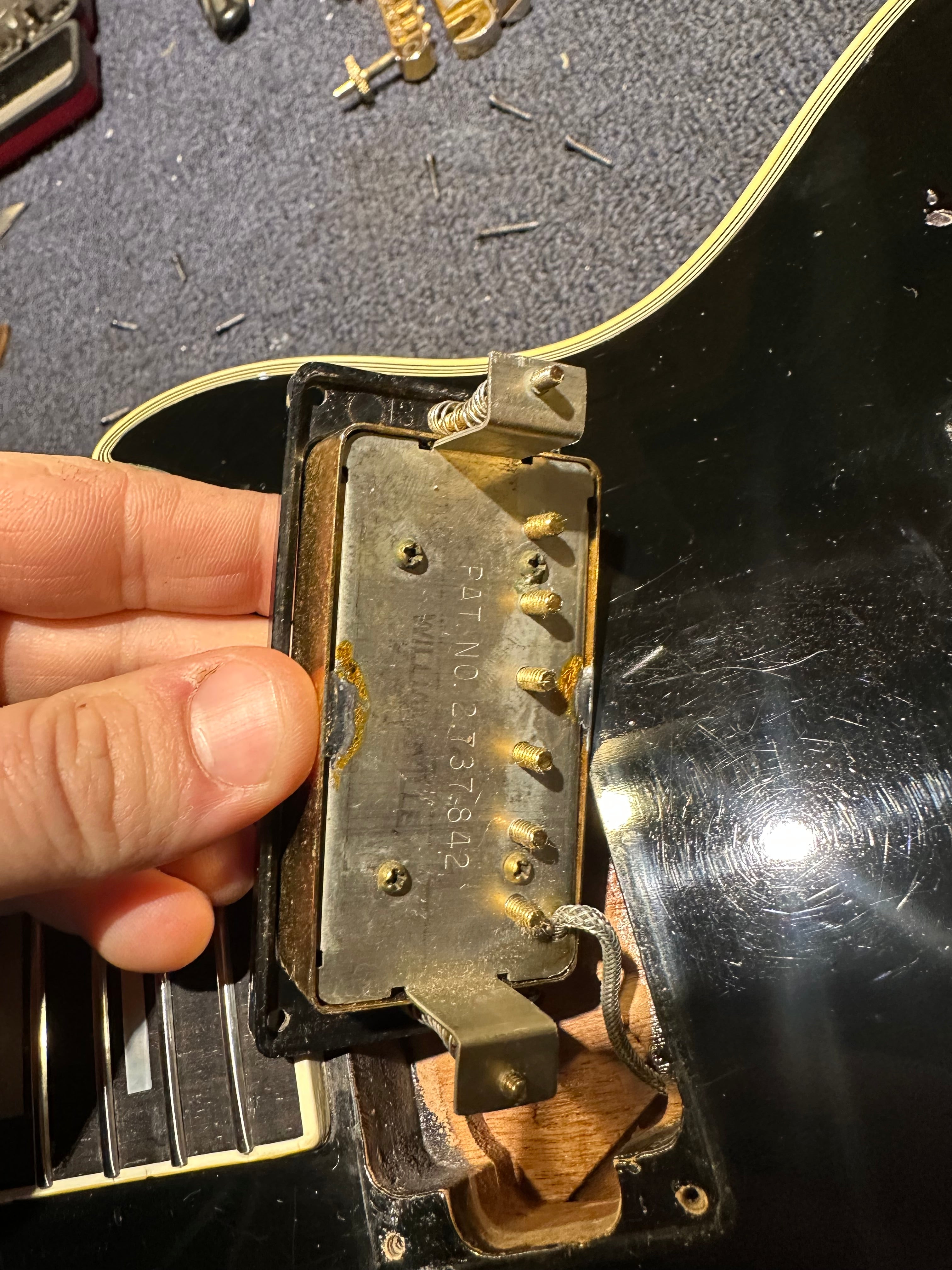 Gibson Les Paul Custom Ebony 1975 Electric Guitars / Solid Body