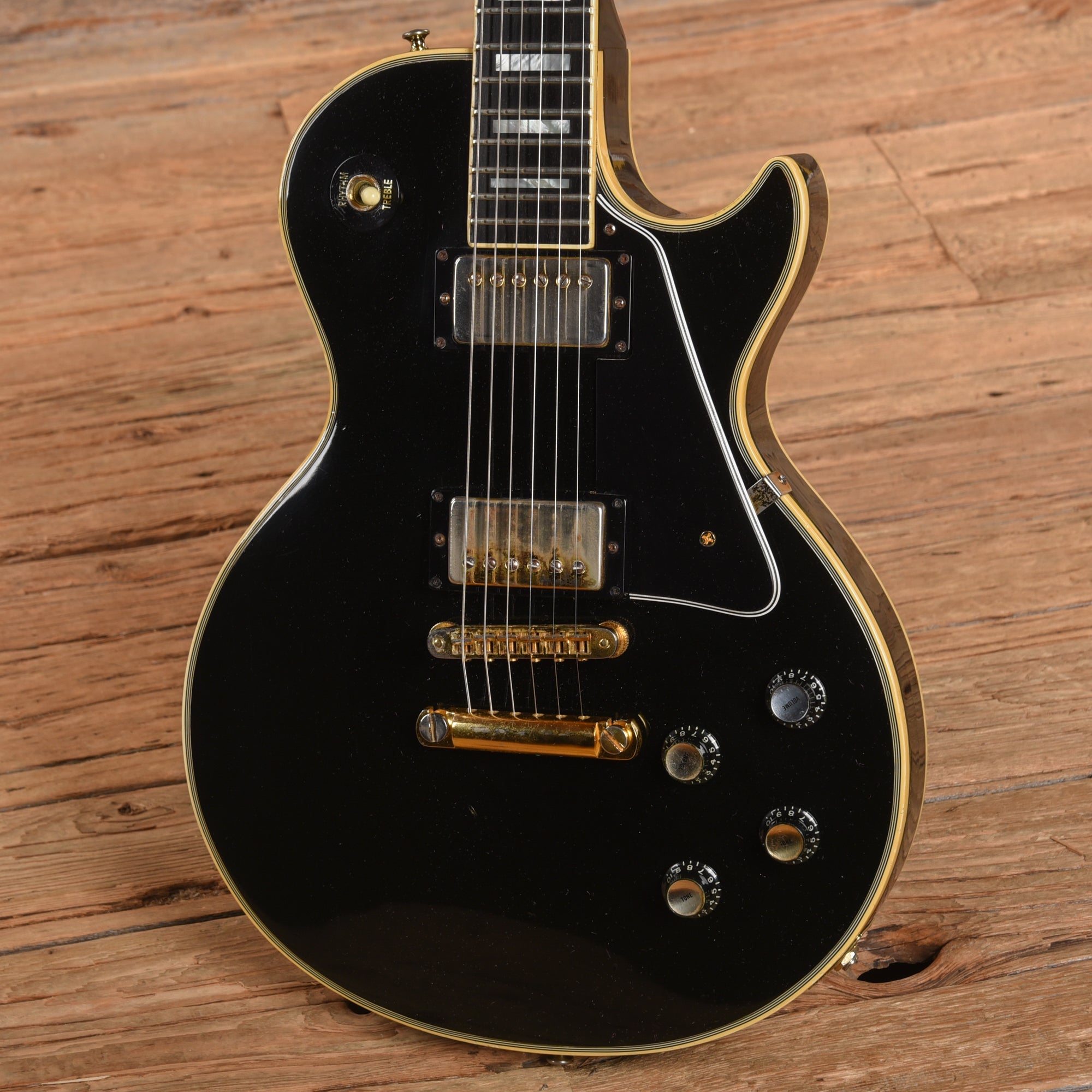 Gibson Les Paul Custom Ebony 1976 Electric Guitars / Solid Body
