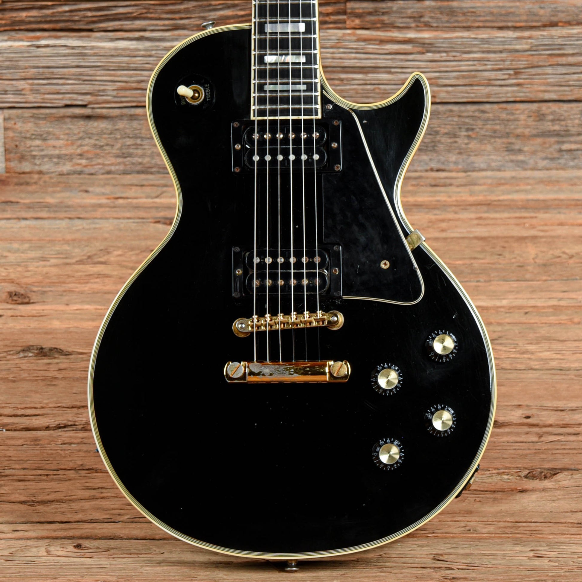 Gibson Les Paul Custom Ebony 1976 Electric Guitars / Solid Body