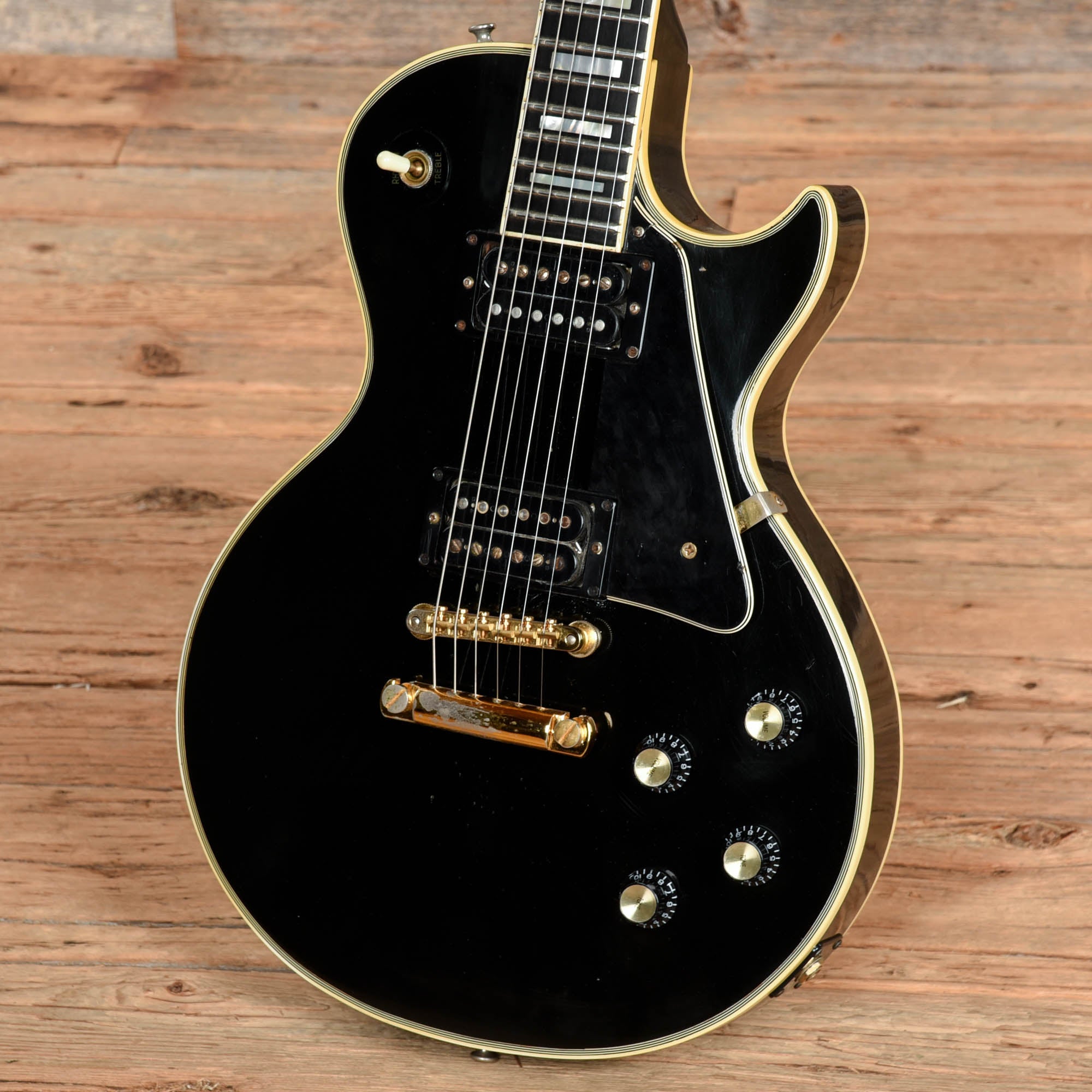 Gibson Les Paul Custom Ebony 1976 Electric Guitars / Solid Body