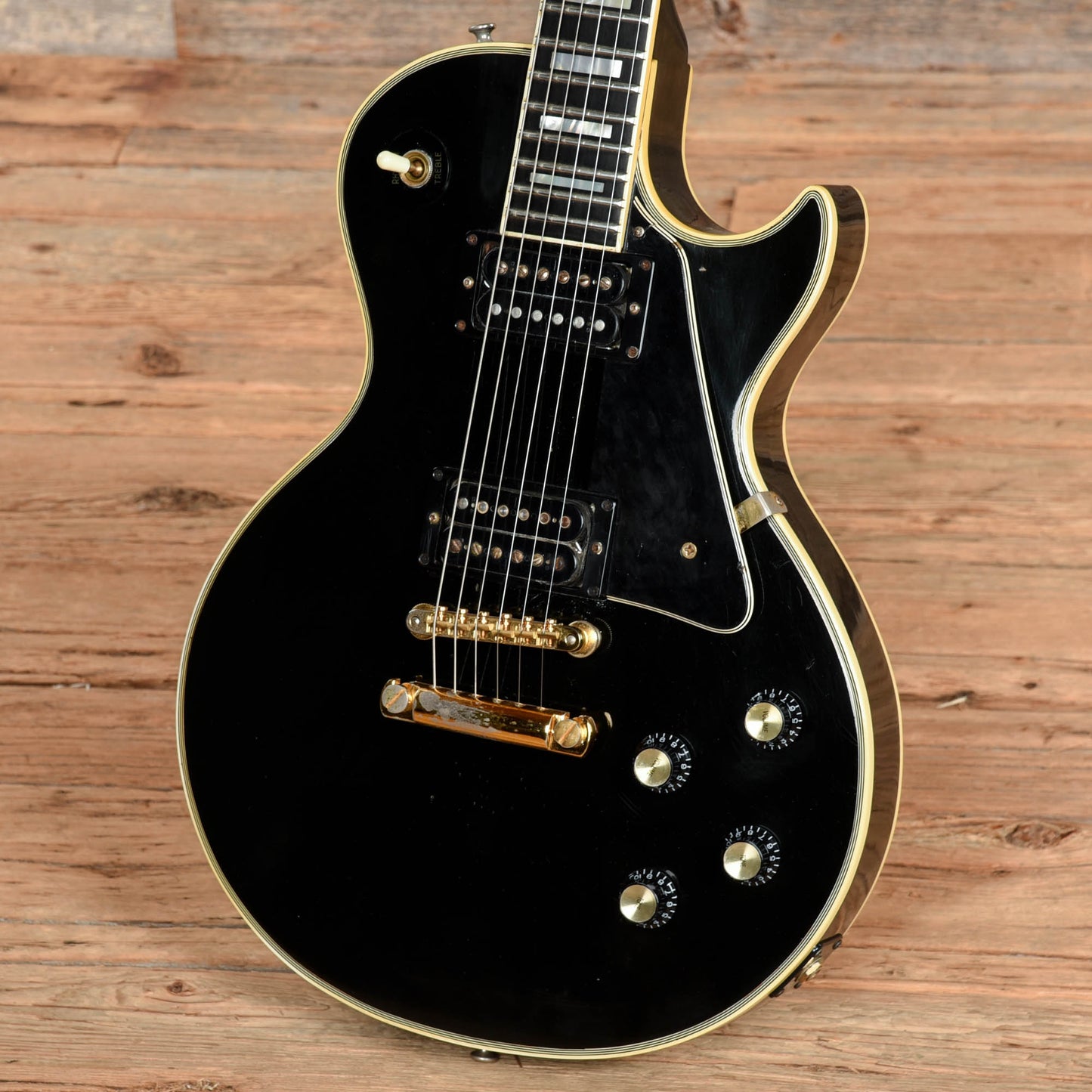Gibson Les Paul Custom Ebony 1976 Electric Guitars / Solid Body