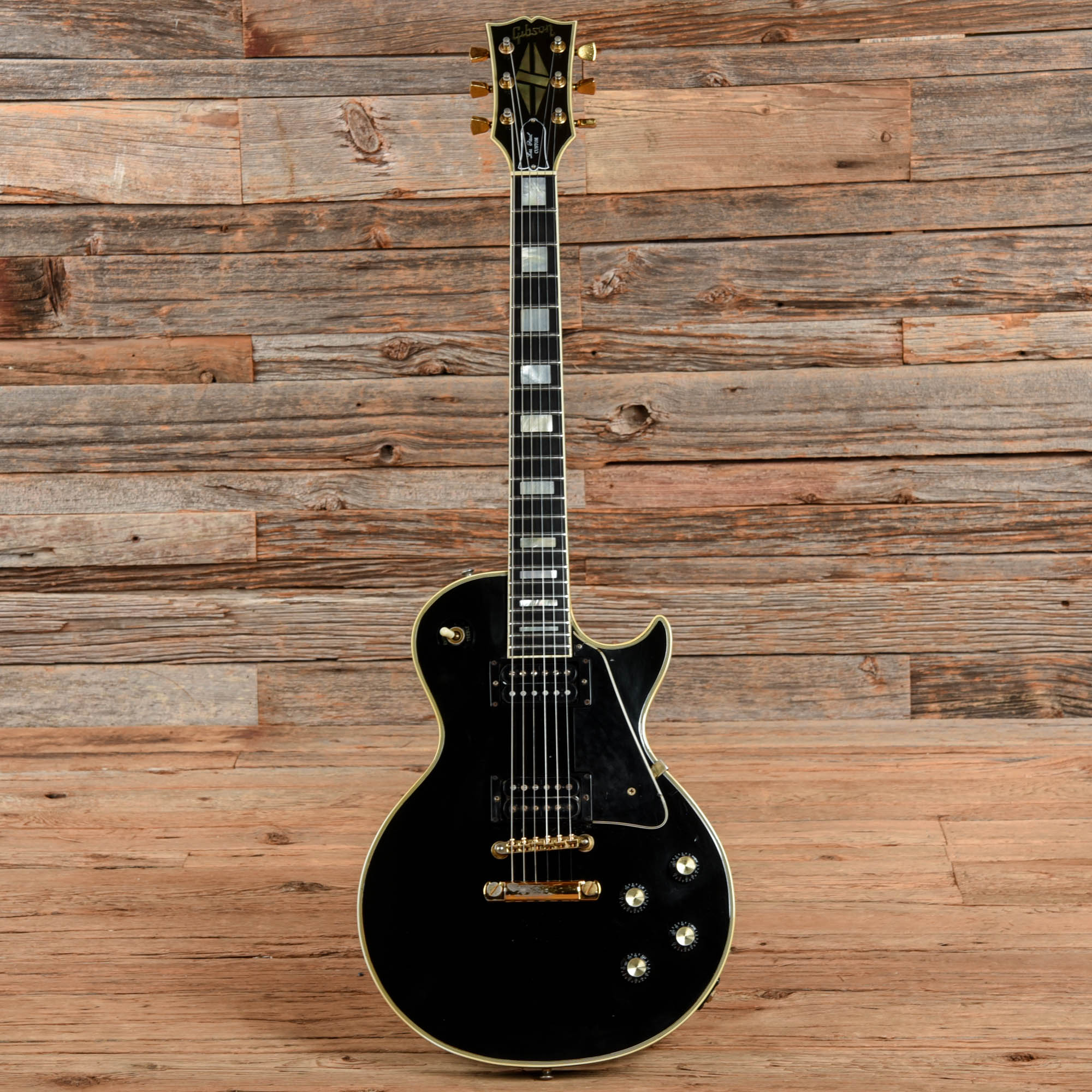 Gibson Les Paul Custom Ebony 1976 Electric Guitars / Solid Body