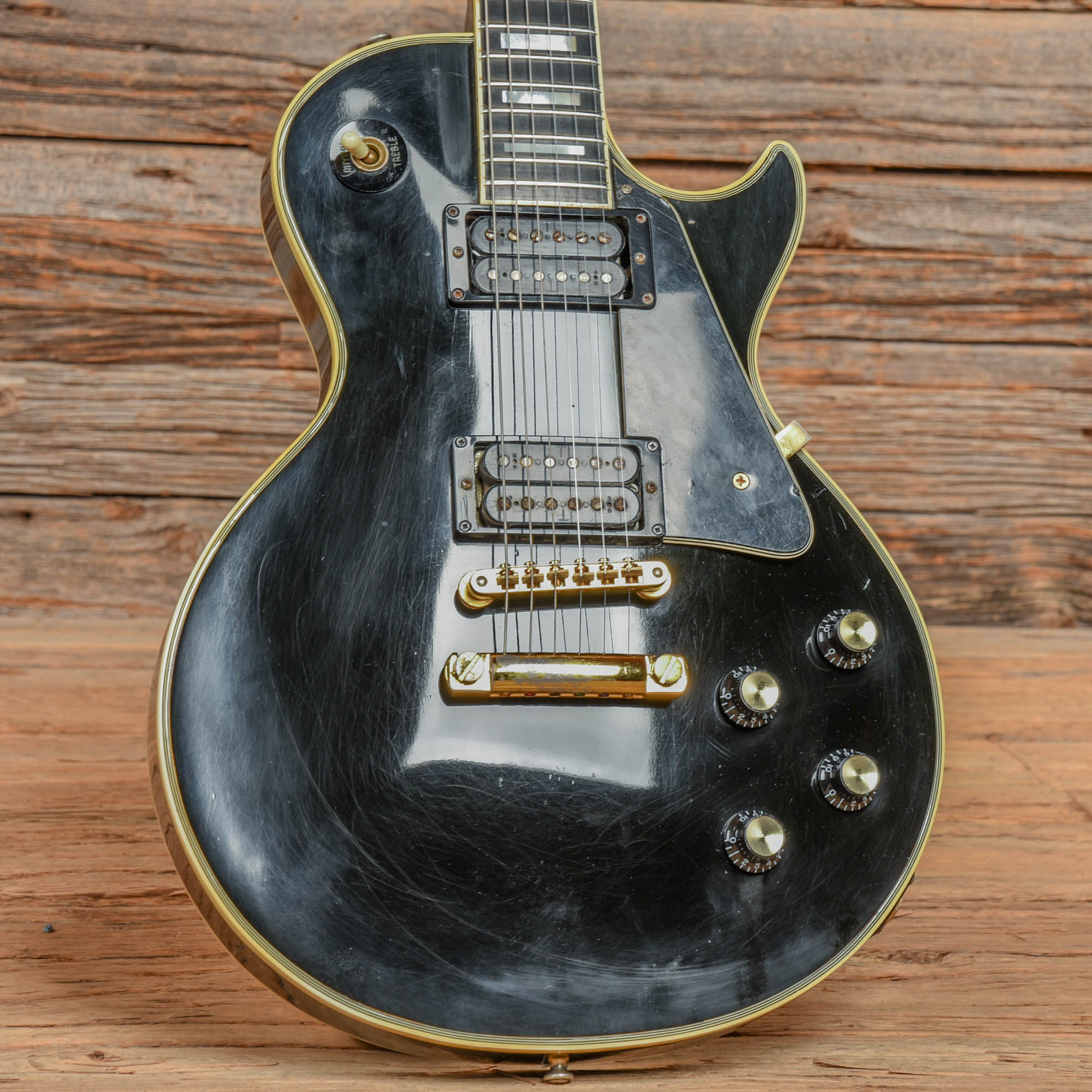 Gibson Les Paul Custom Ebony 1976 Electric Guitars / Solid Body