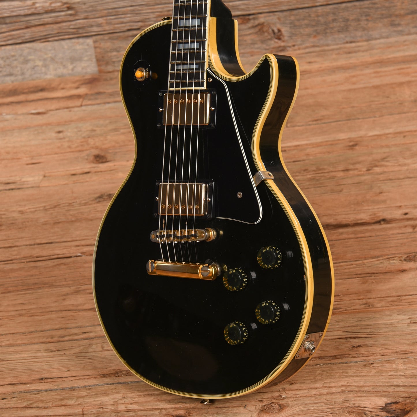Gibson Les Paul Custom Ebony 1980 Electric Guitars / Solid Body