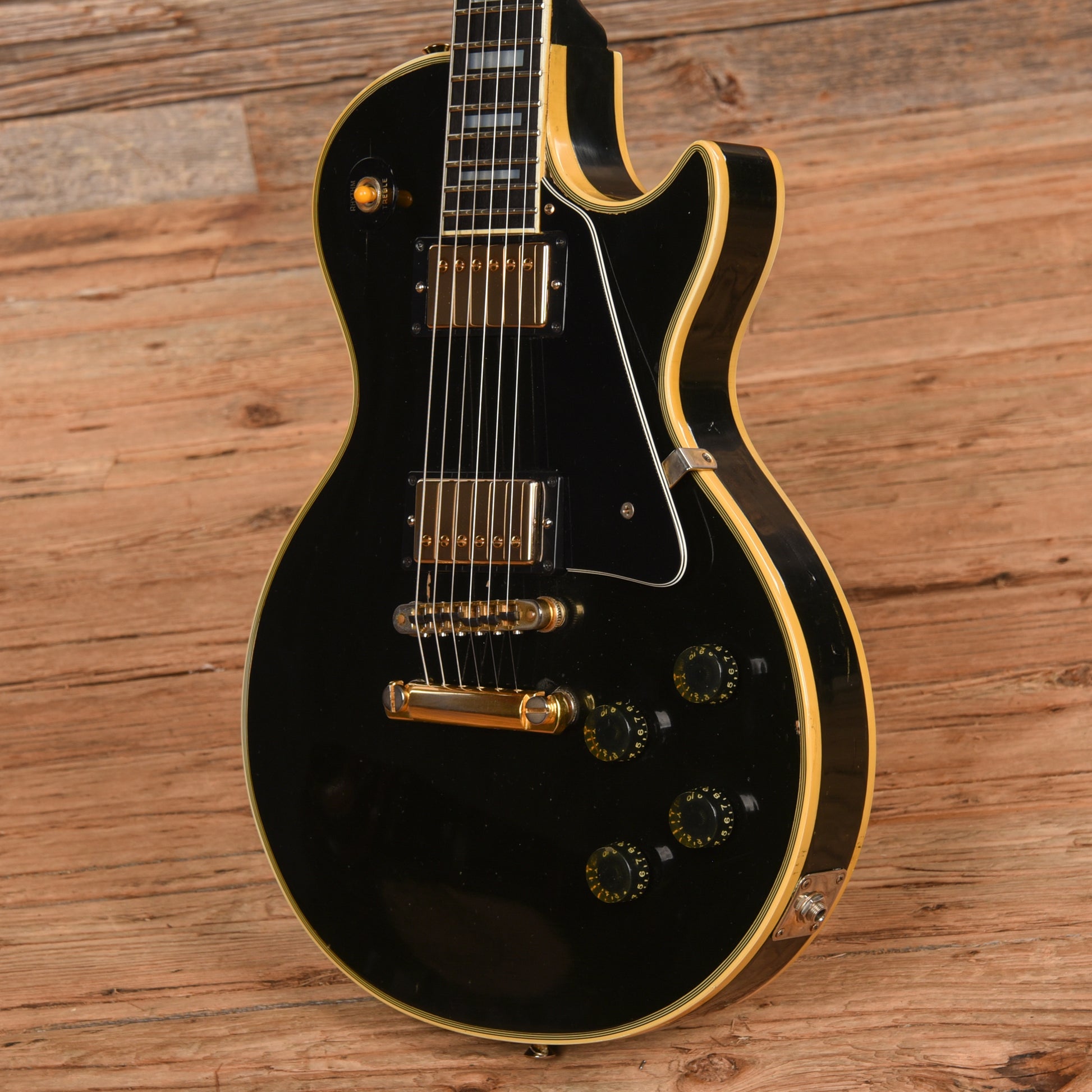 Gibson Les Paul Custom Ebony 1980 Electric Guitars / Solid Body