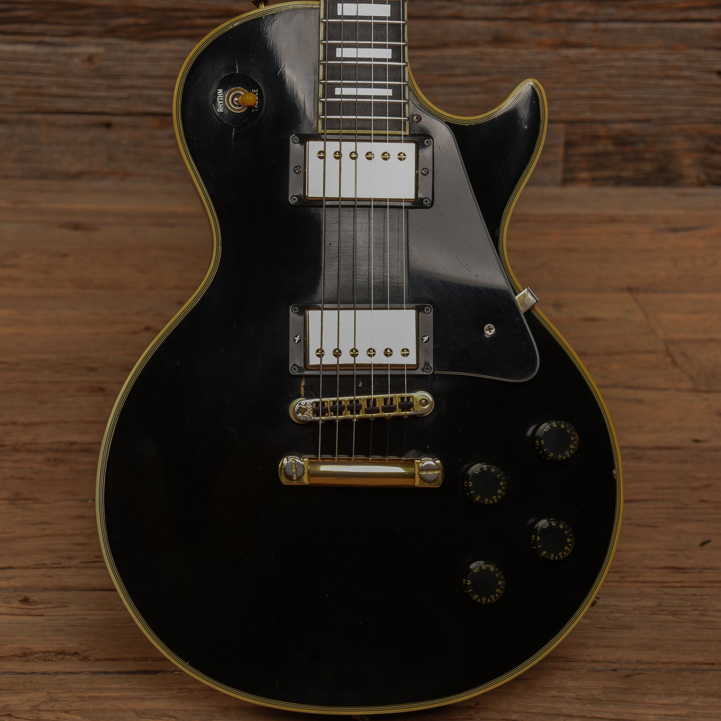 Gibson Les Paul Custom Ebony 1980 Electric Guitars / Solid Body