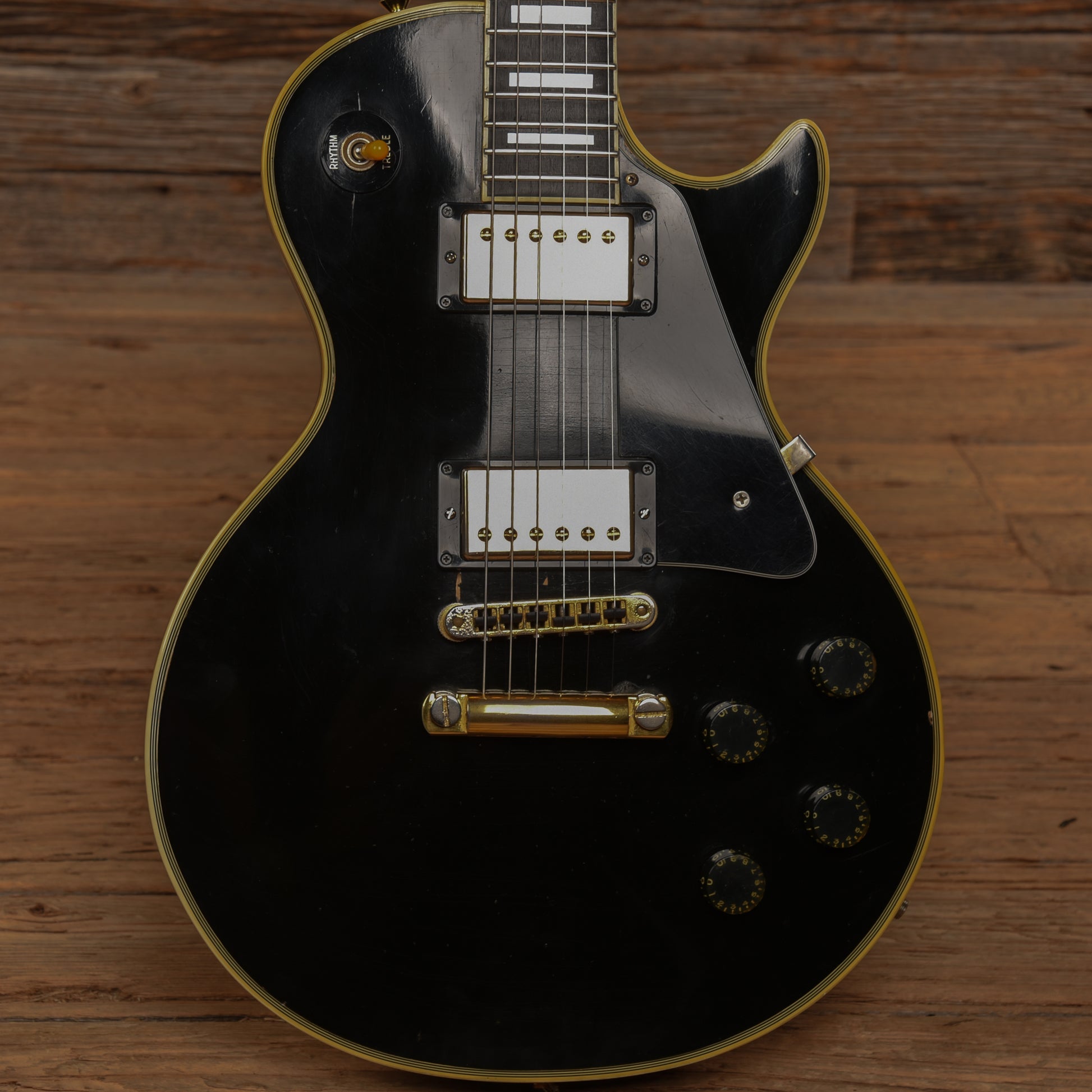 Gibson Les Paul Custom Ebony 1980 Electric Guitars / Solid Body