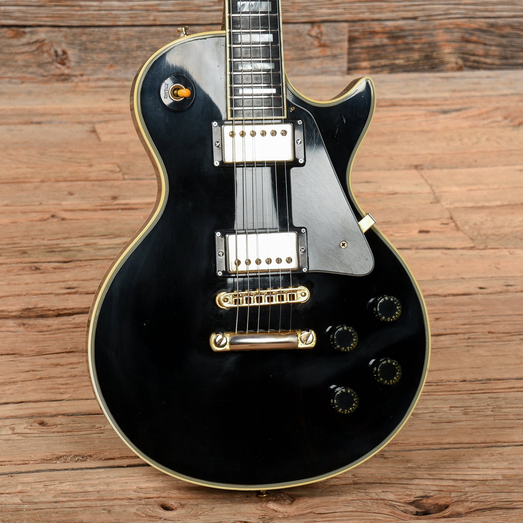 Gibson Les Paul Custom Ebony 1980 Electric Guitars / Solid Body