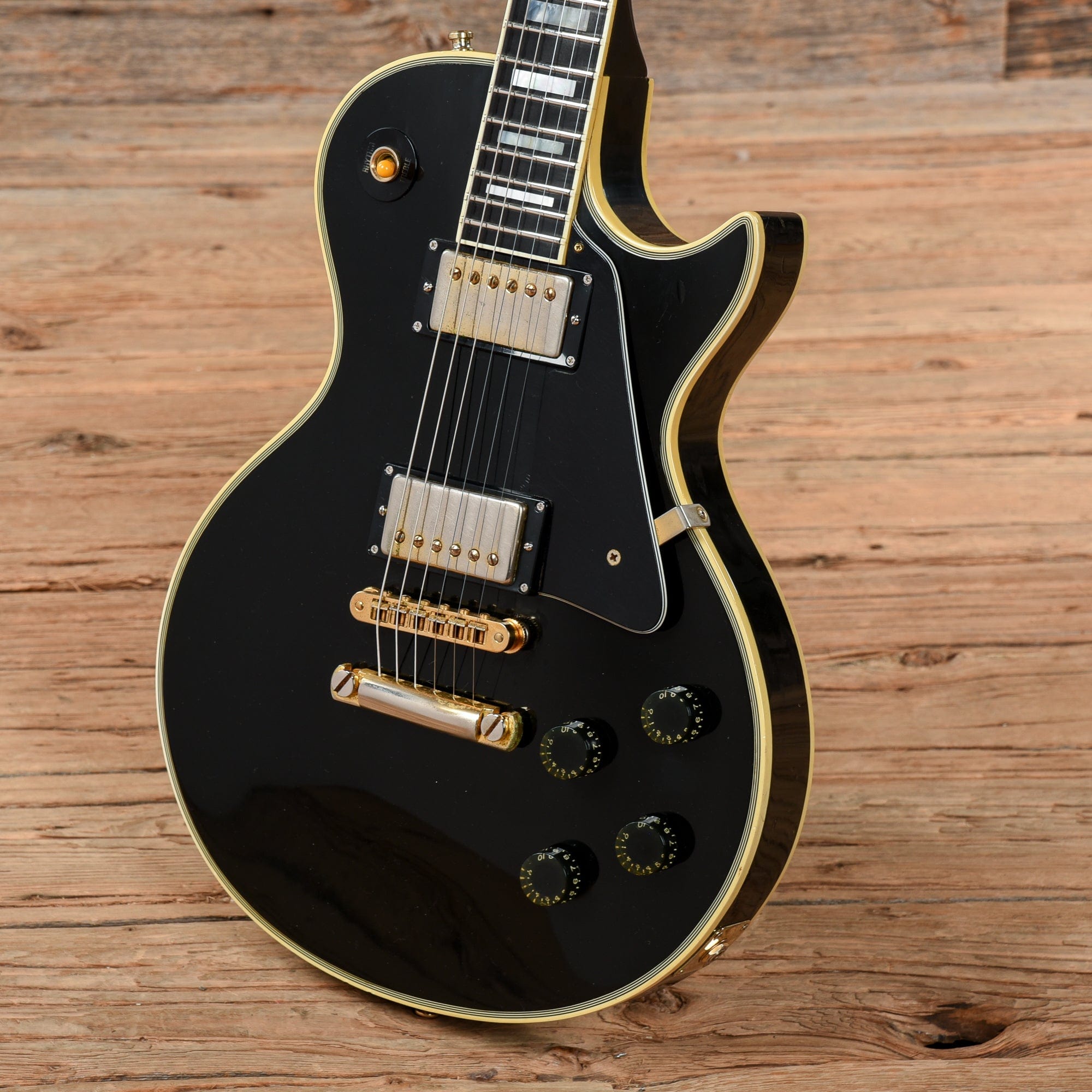 Gibson Les Paul Custom Ebony 1980 Electric Guitars / Solid Body