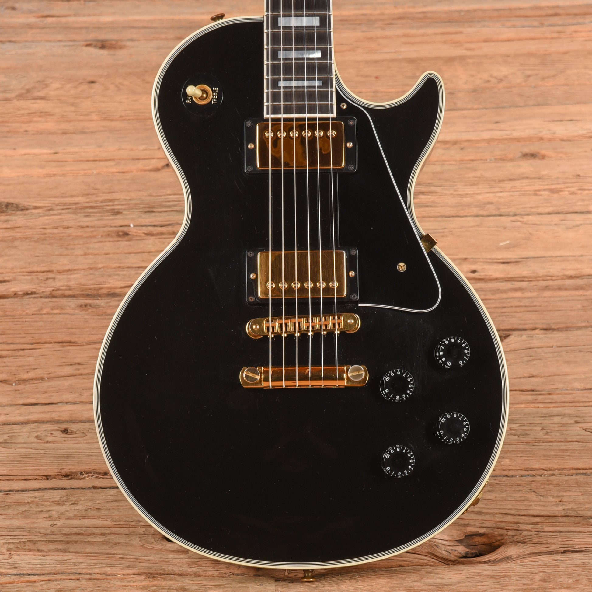 Gibson Les Paul Custom Ebony 1991 Electric Guitars / Solid Body