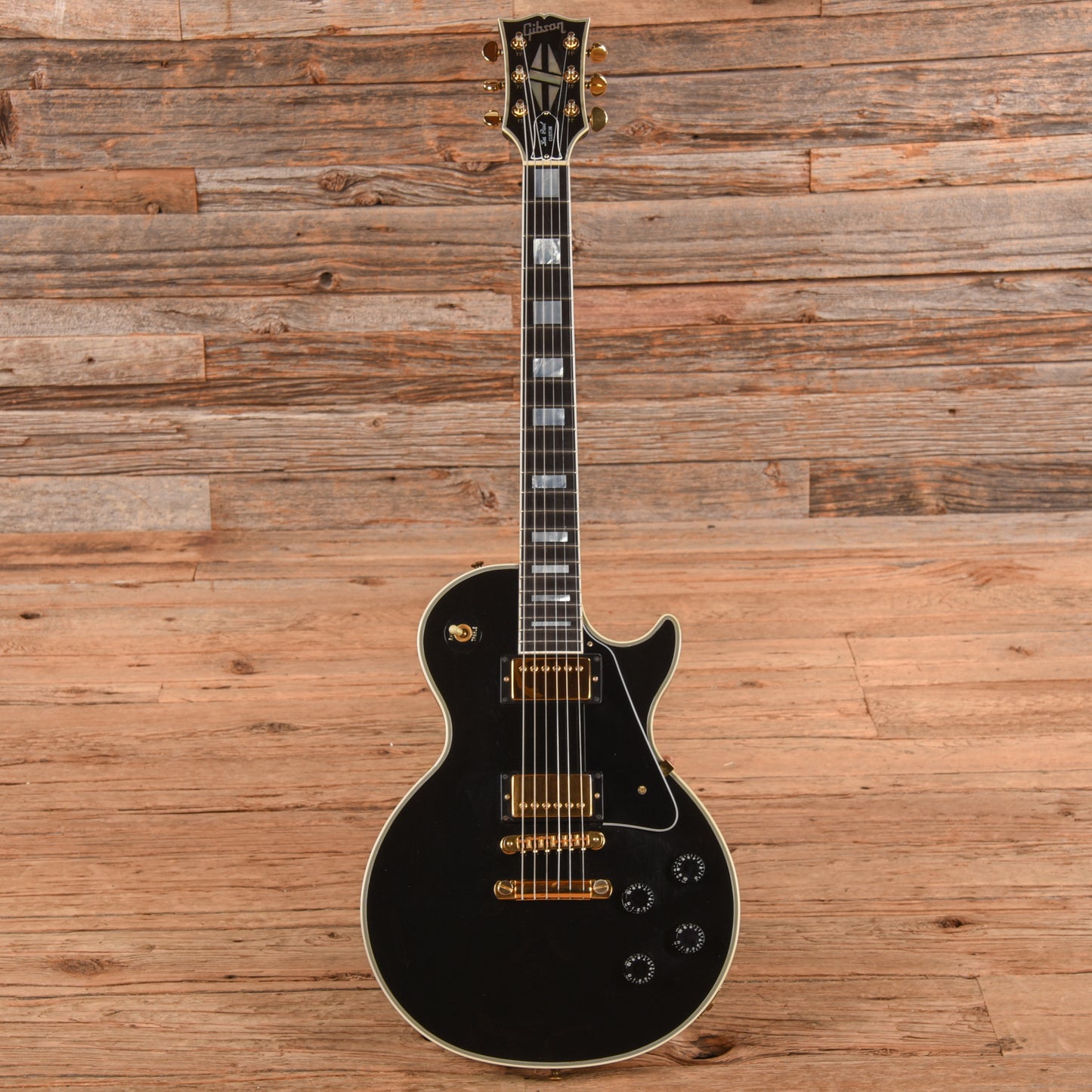 Gibson Les Paul Custom Ebony 1991 Electric Guitars / Solid Body