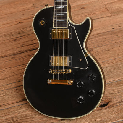Gibson Les Paul Custom Ebony 2001 Electric Guitars / Solid Body