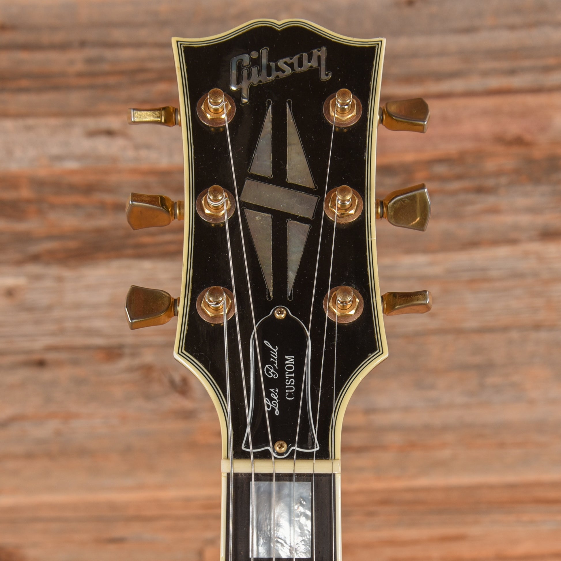 Gibson Les Paul Custom Ebony 2001 Electric Guitars / Solid Body