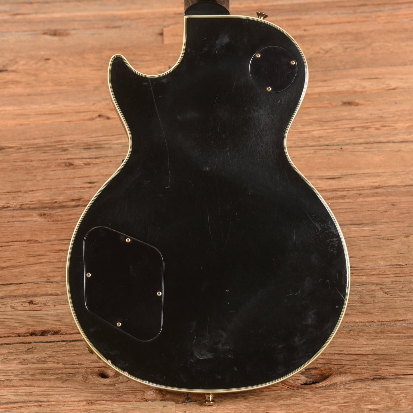 Gibson Les Paul Custom Ebony 2001 Electric Guitars / Solid Body