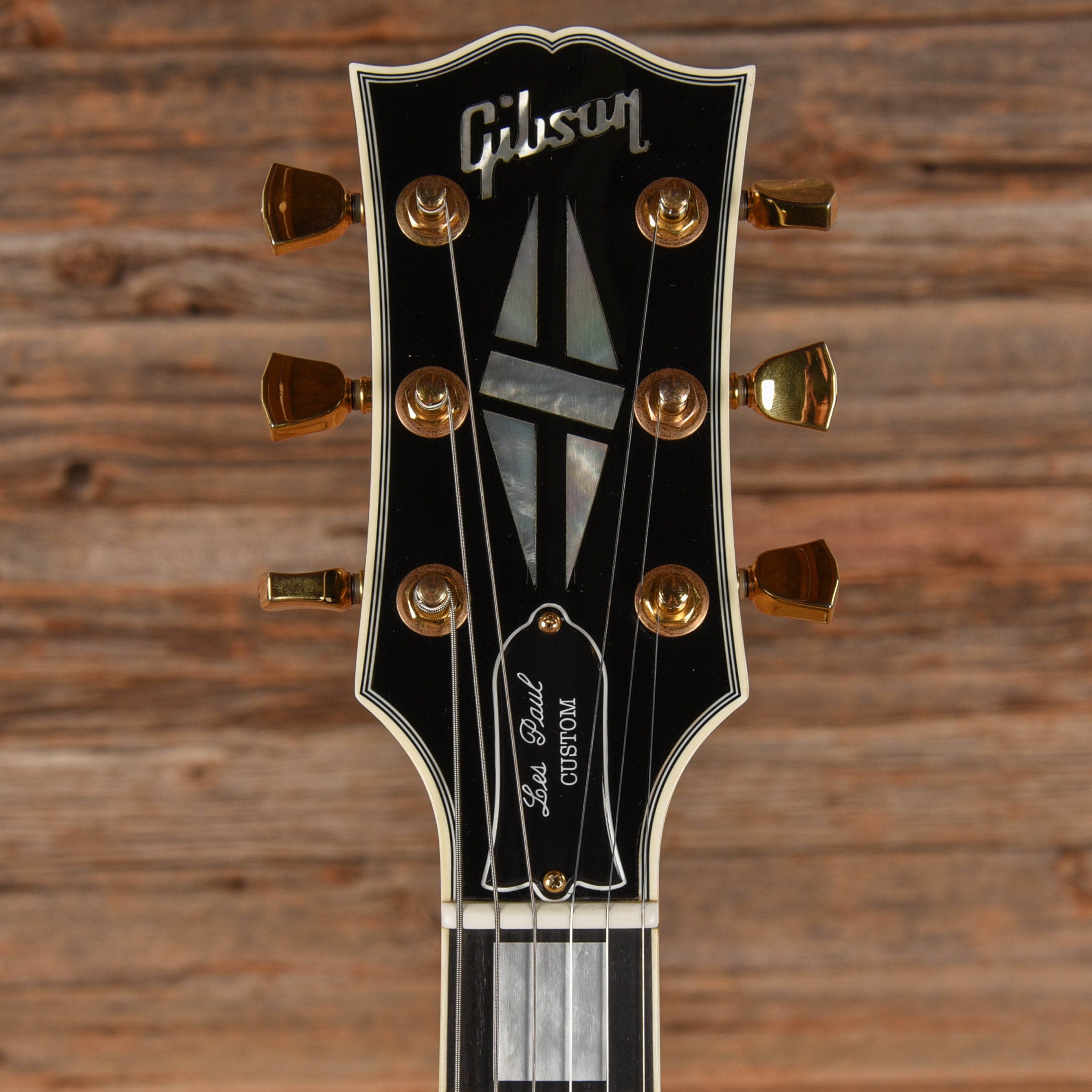 Gibson Les Paul Custom Ebony 2008 Electric Guitars / Solid Body