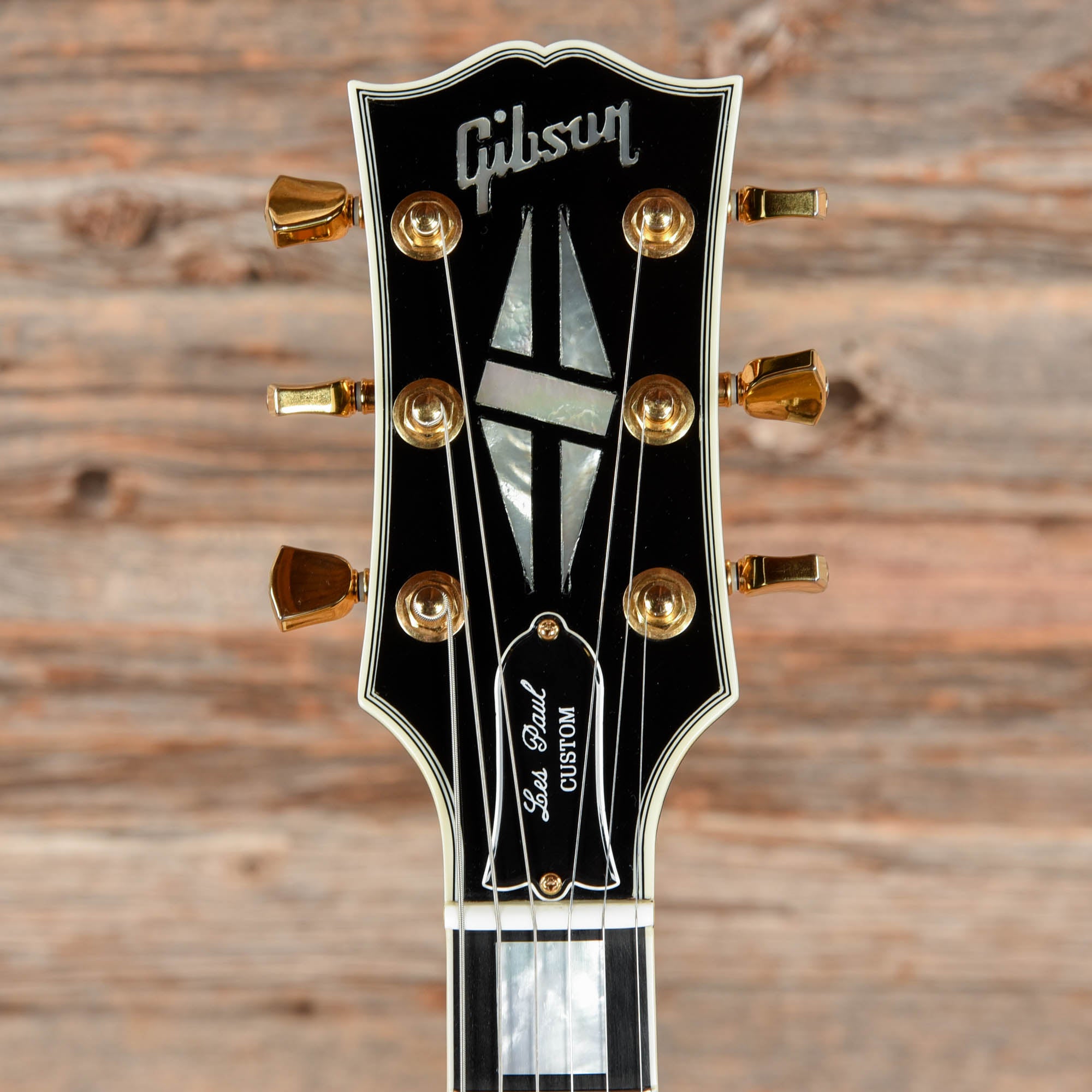 ギター Gibson Les Paul Custom C/S2016 Gibson Les Paul Custom Ebony 2016 – Chicago Music Exchange
