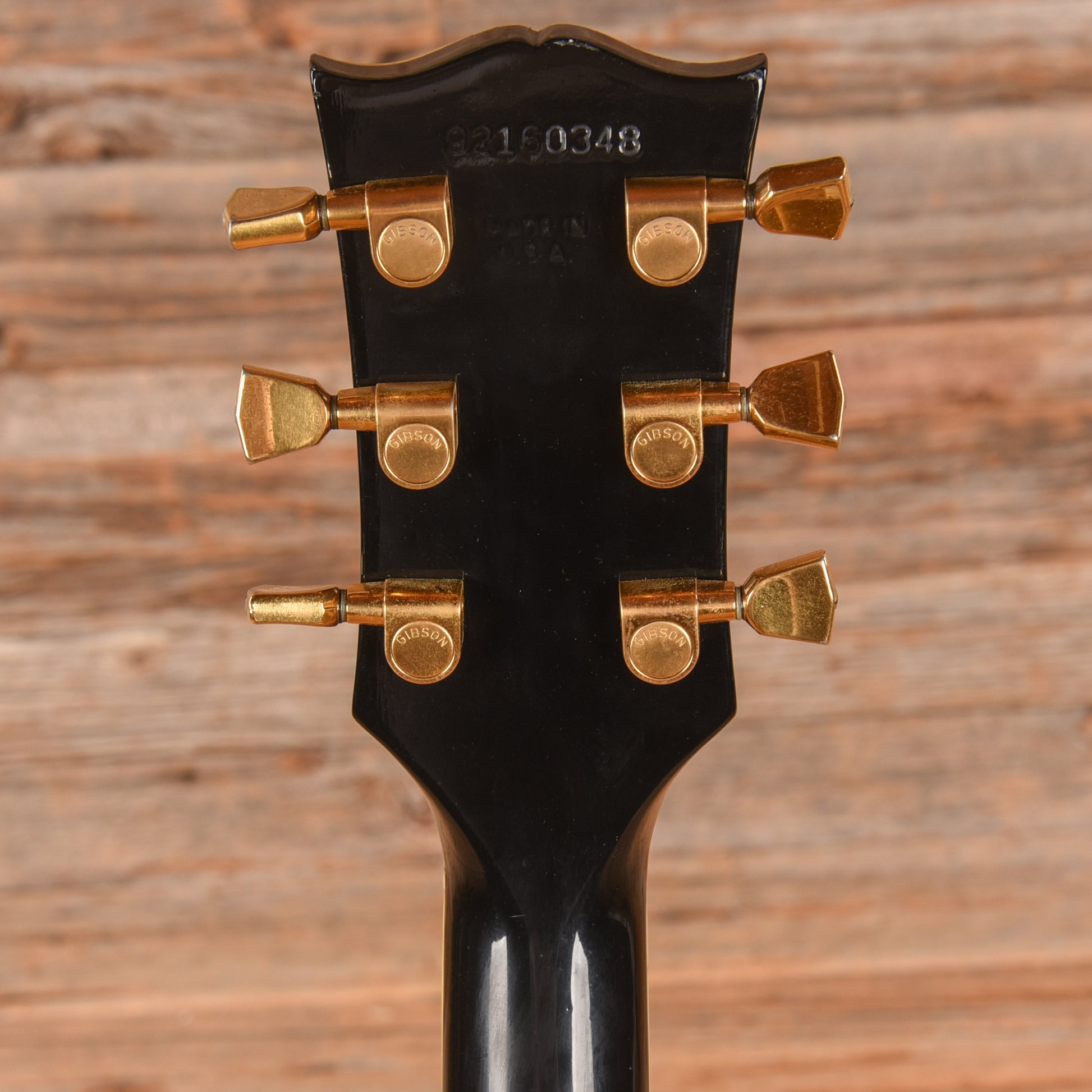 Gibson Les Paul Custom Ebony Refin 1990 Electric Guitars / Solid Body
