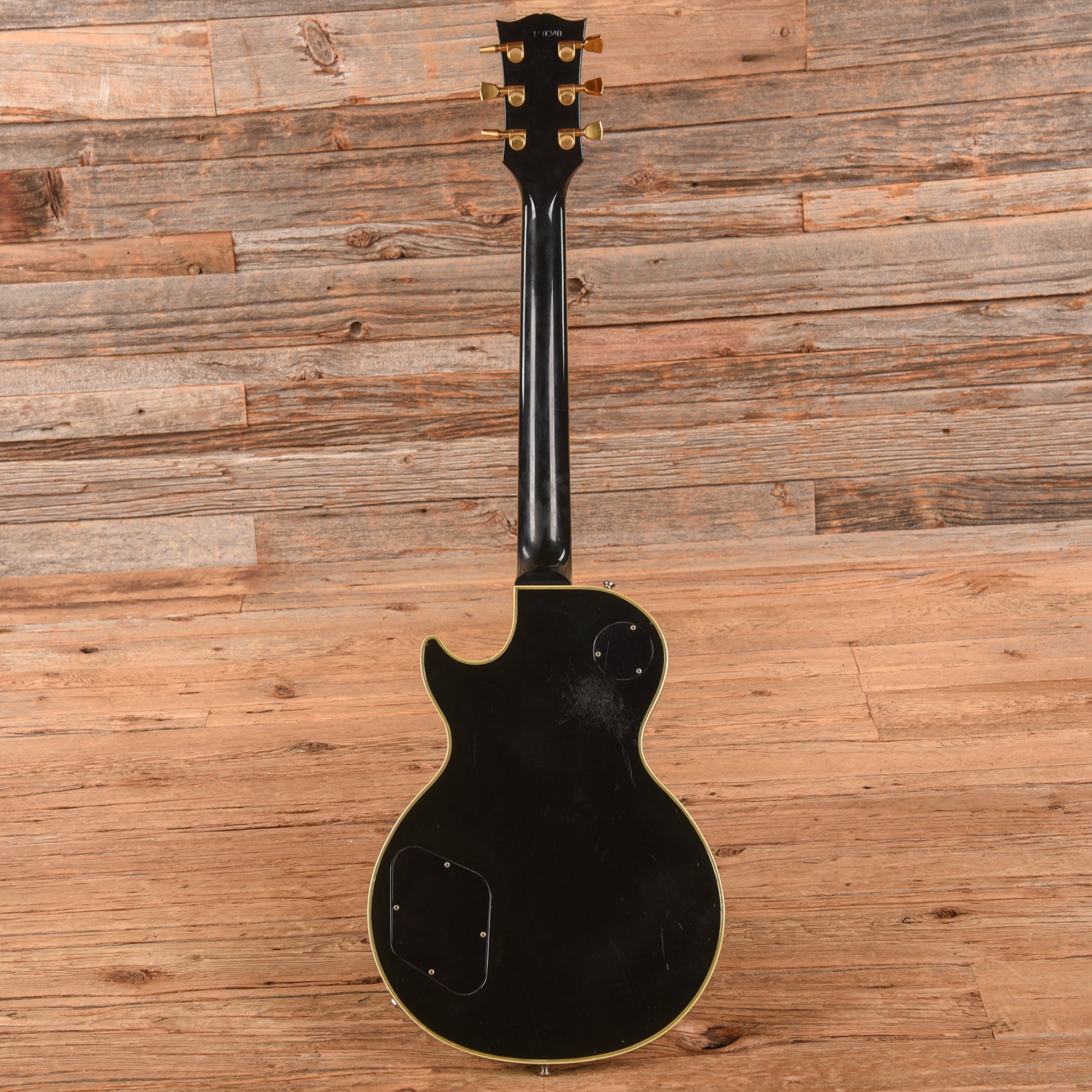 Gibson Les Paul Custom Ebony Refin 1990 Electric Guitars / Solid Body